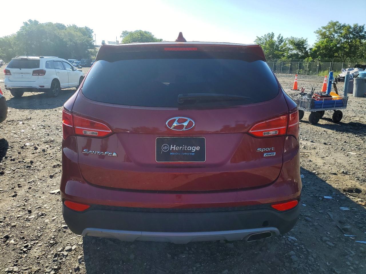 2015 Hyundai Santa Fe Sport 2.4l Black vin: 5XYZTDLB3FG234753