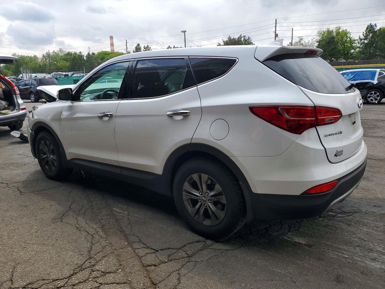 2015 Hyundai Santa Fe Sport 2.4l White vin: 5XYZTDLB3FG236485