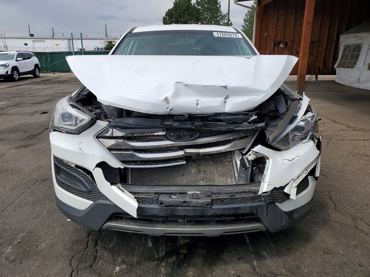 2015 Hyundai Santa Fe Sport 2.4l White vin: 5XYZTDLB3FG236485