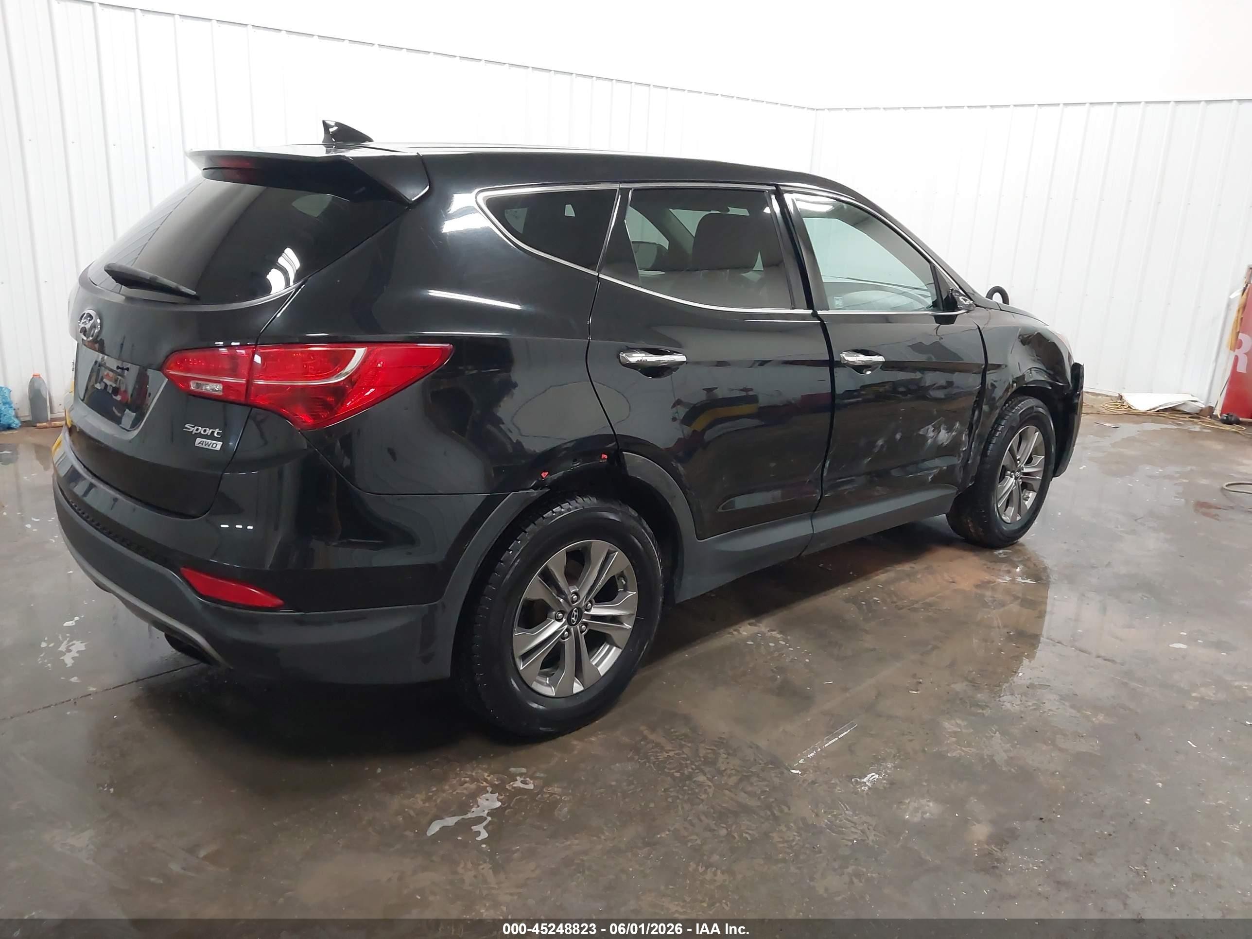 2015 Hyundai Santa Fe Sport 2.4l Черный vin: 5XYZTDLB3FG266408