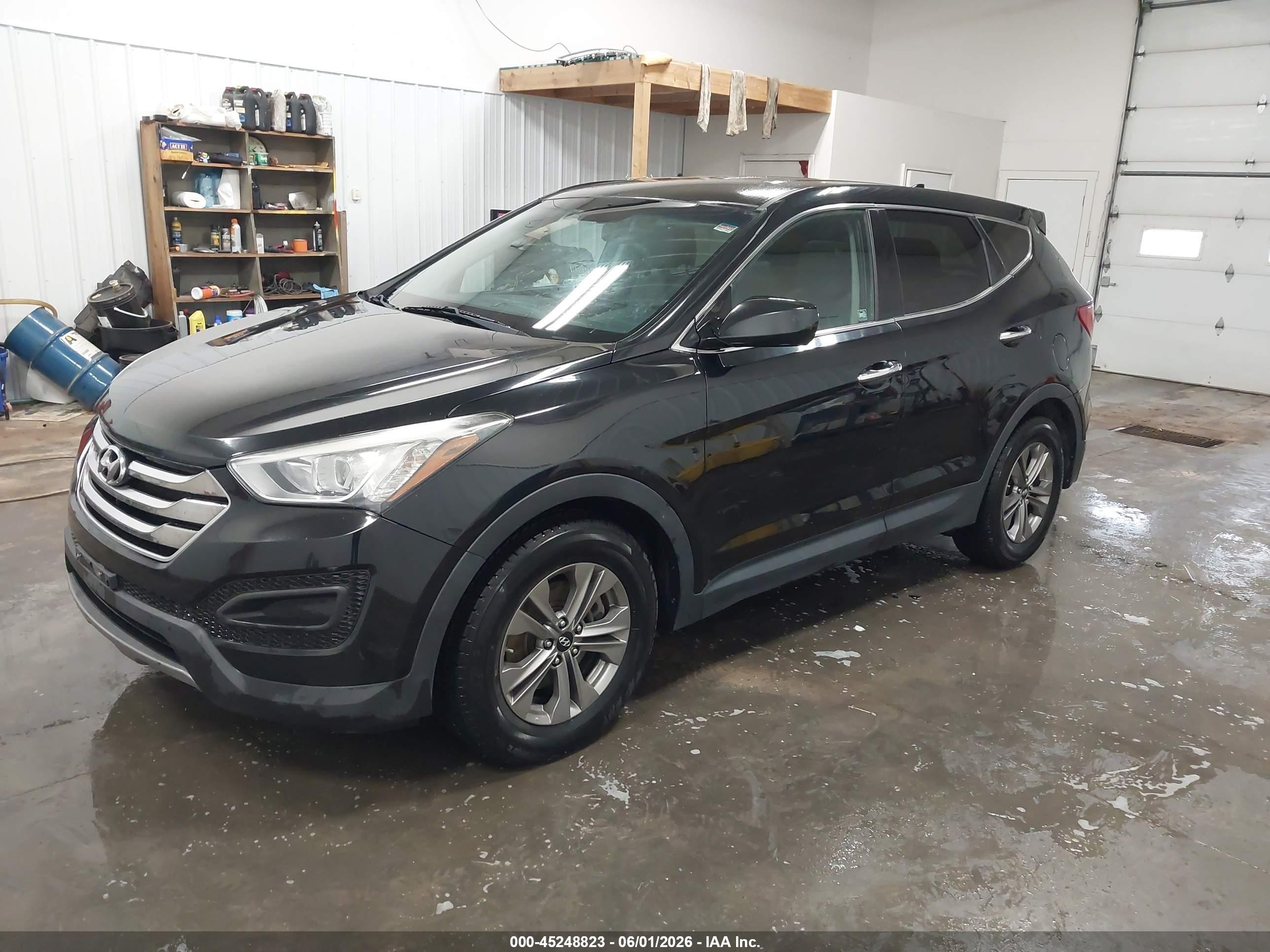 2015 Hyundai Santa Fe Sport 2.4l Черный vin: 5XYZTDLB3FG266408
