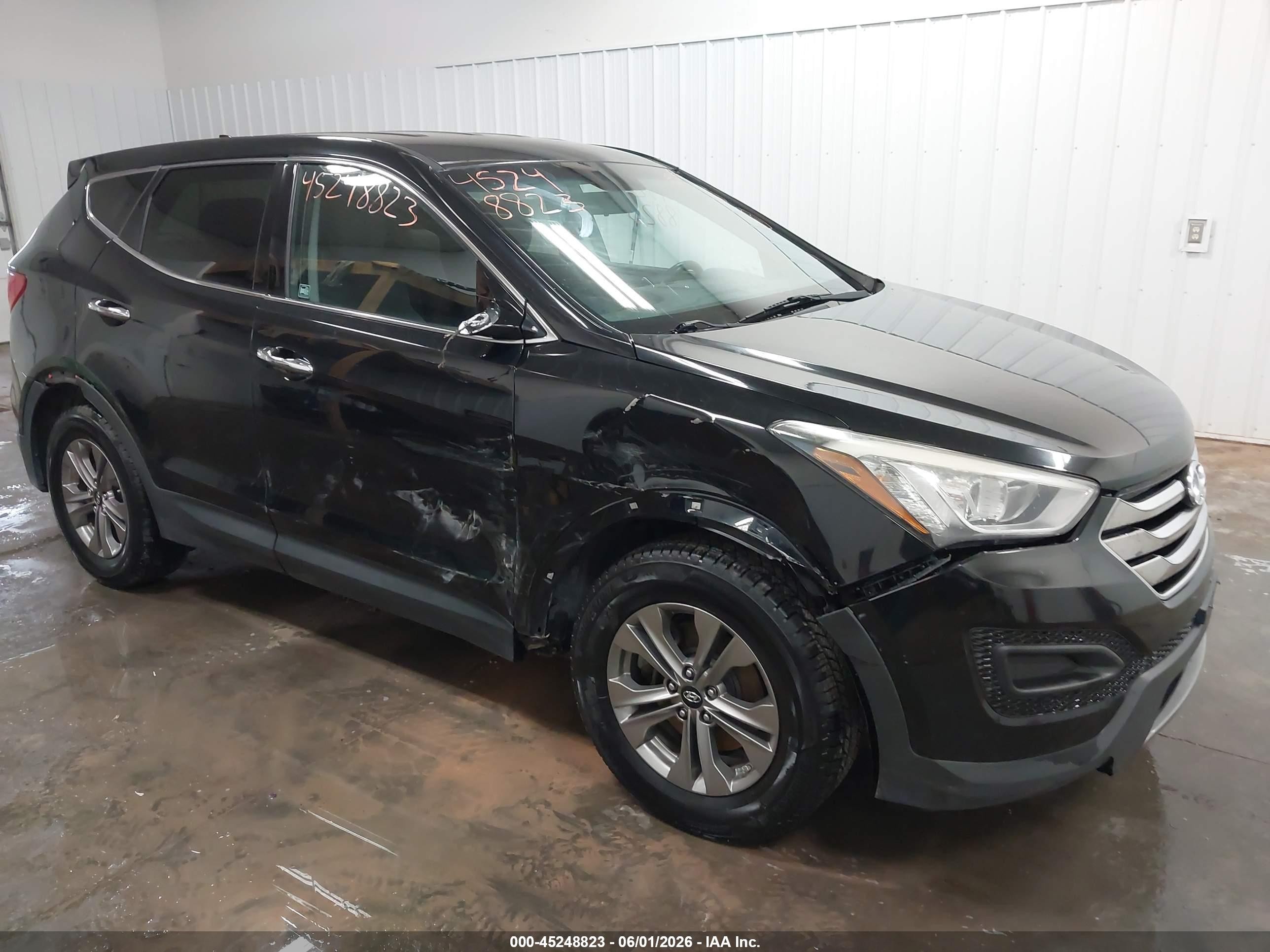 2015 Hyundai Santa Fe Sport 2.4l Черный vin: 5XYZTDLB3FG266408
