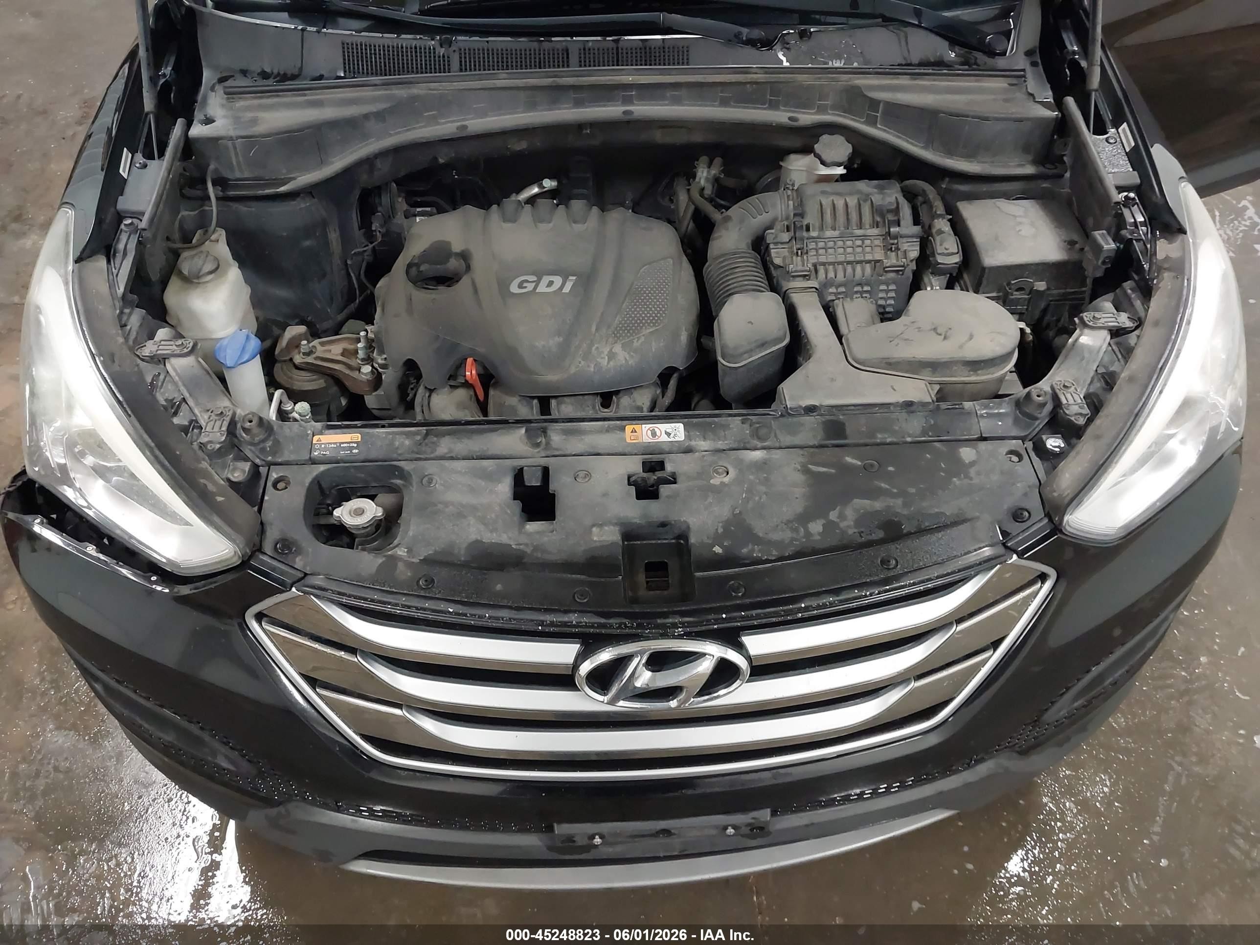 2015 Hyundai Santa Fe Sport 2.4l Черный vin: 5XYZTDLB3FG266408