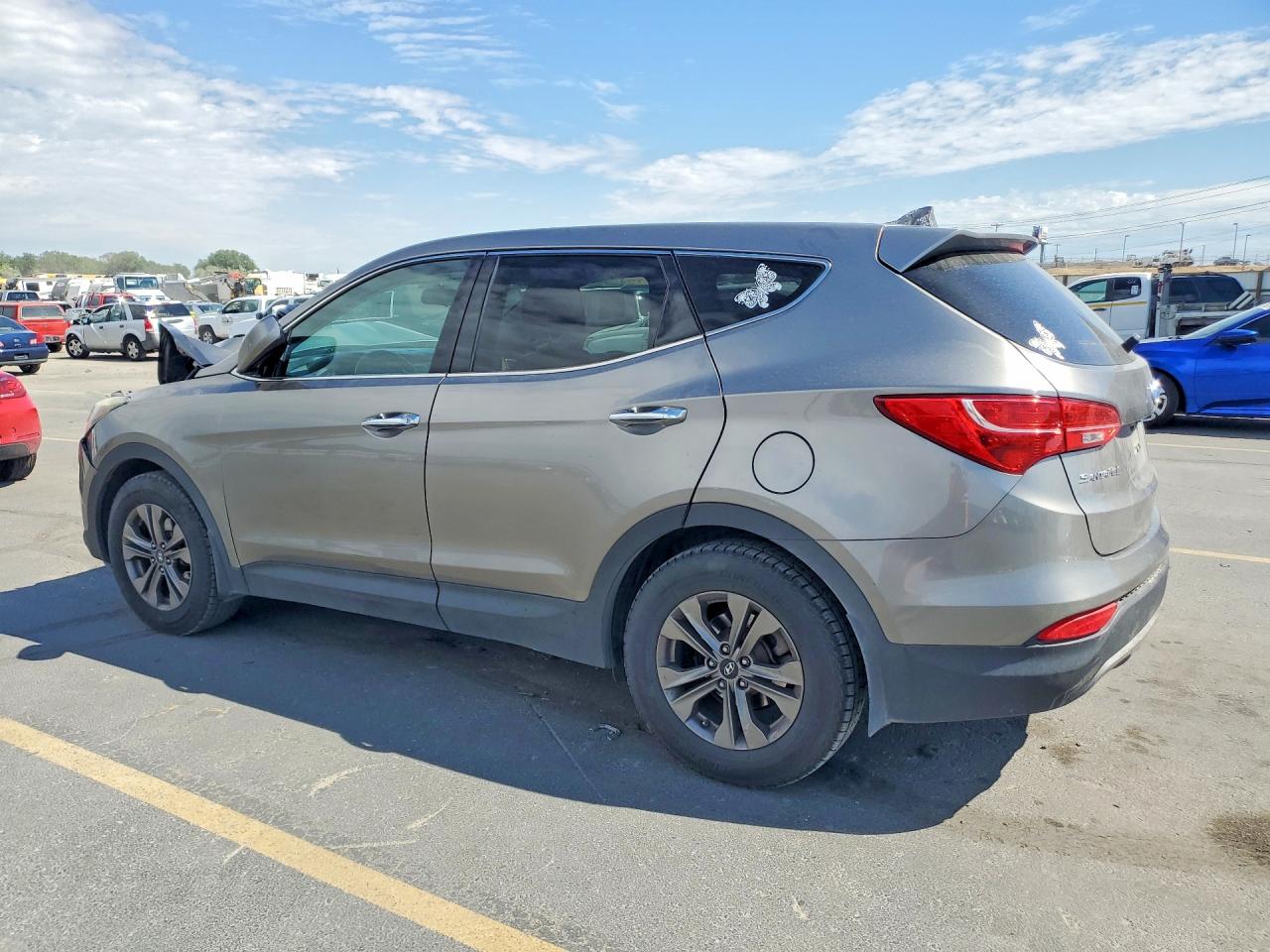 2015 Hyundai Santa Fe Sport 2.4l Brown vin: 5XYZTDLB3FG282253