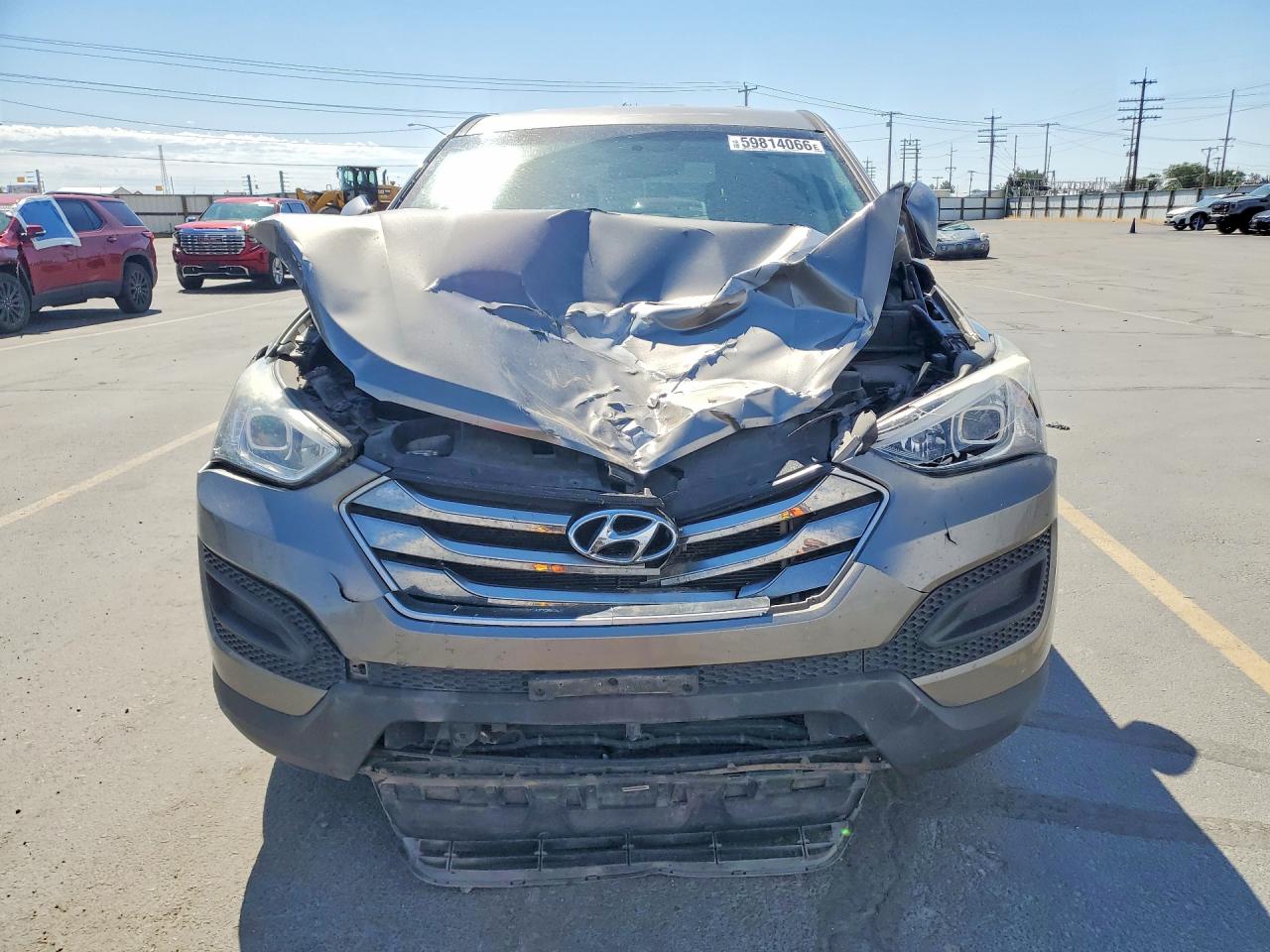 2015 Hyundai Santa Fe Sport 2.4l Brown vin: 5XYZTDLB3FG282253