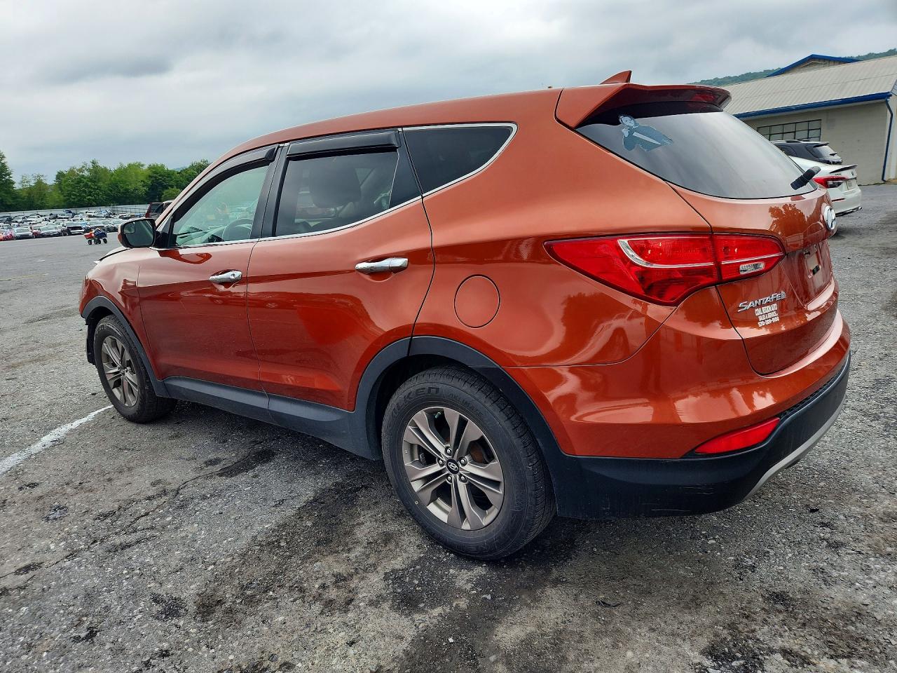 2015 Hyundai Santa Fe Sport 2.4l Orange vin: 5XYZTDLB3FG303702