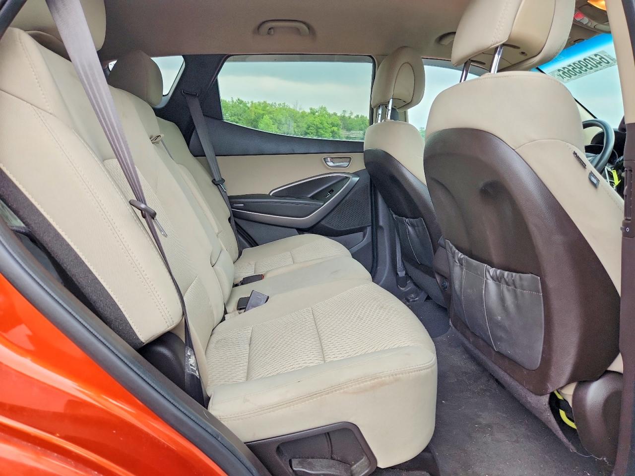 2015 Hyundai Santa Fe Sport 2.4l Orange vin: 5XYZTDLB3FG303702