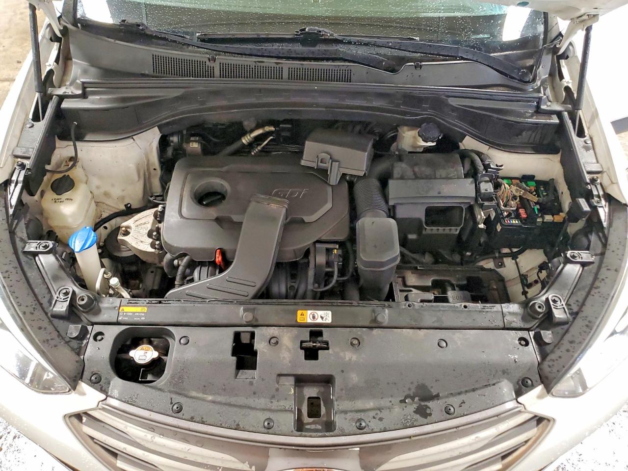 2017 Hyundai Santa Fe Sport 2.4l Белый vin: 5XYZTDLB3HG383036