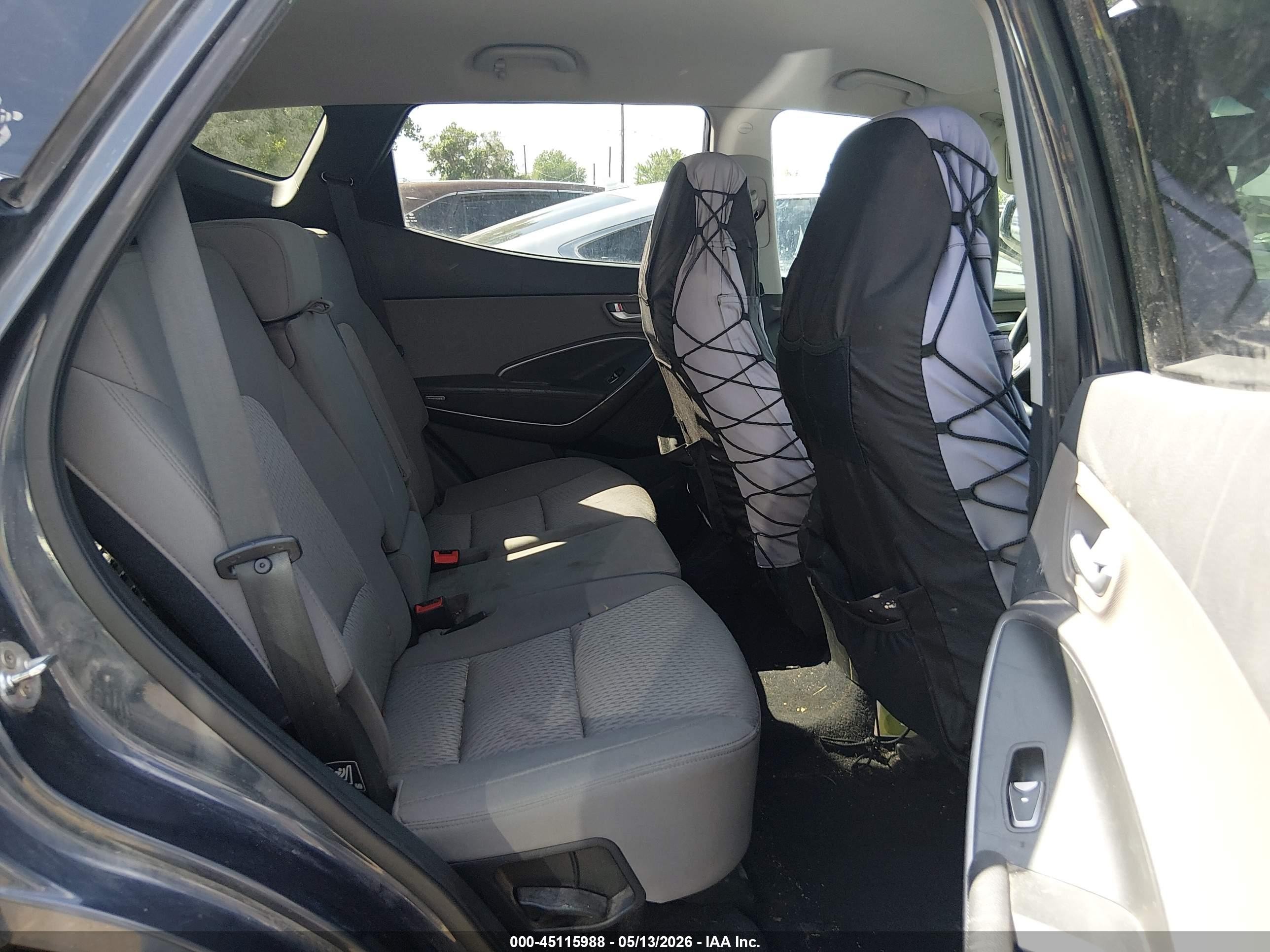 2013 Hyundai Santa Fe Sport Dark Blue vin: 5XYZTDLB4DG051729
