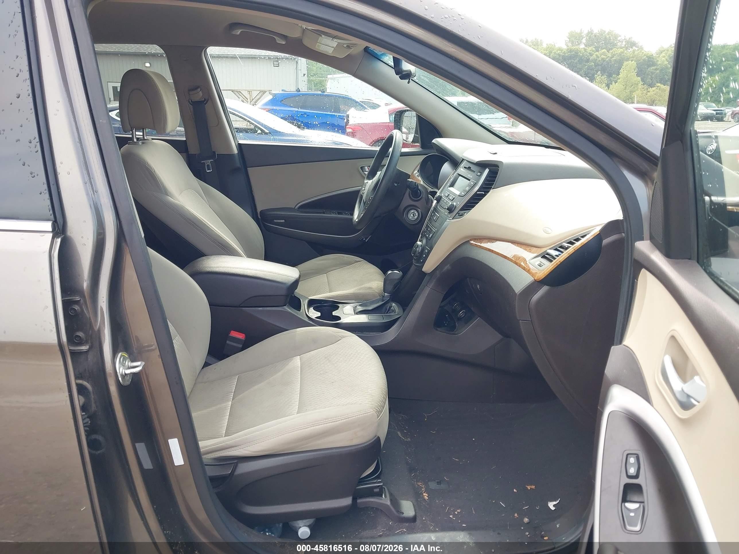 2014 Hyundai Santa Fe Sport 2.4l Gray vin: 5XYZTDLB4EG151900