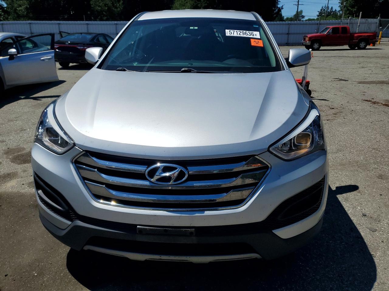 2014 Hyundai Santa Fe Sport 2.4l Silver vin: 5XYZTDLB4EG193189