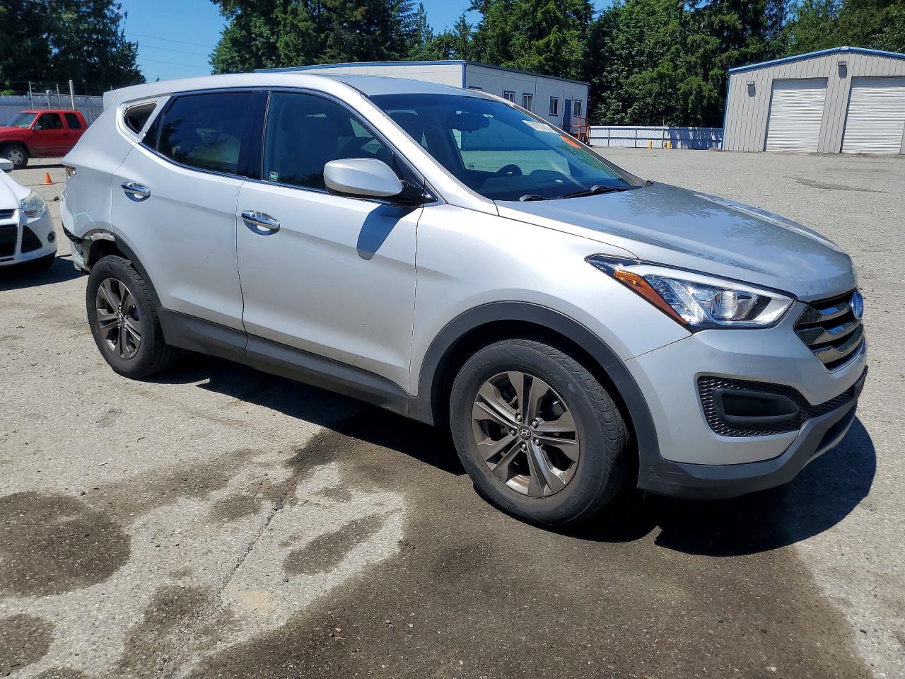 2014 Hyundai Santa Fe Sport 2.4l Silver vin: 5XYZTDLB4EG193189