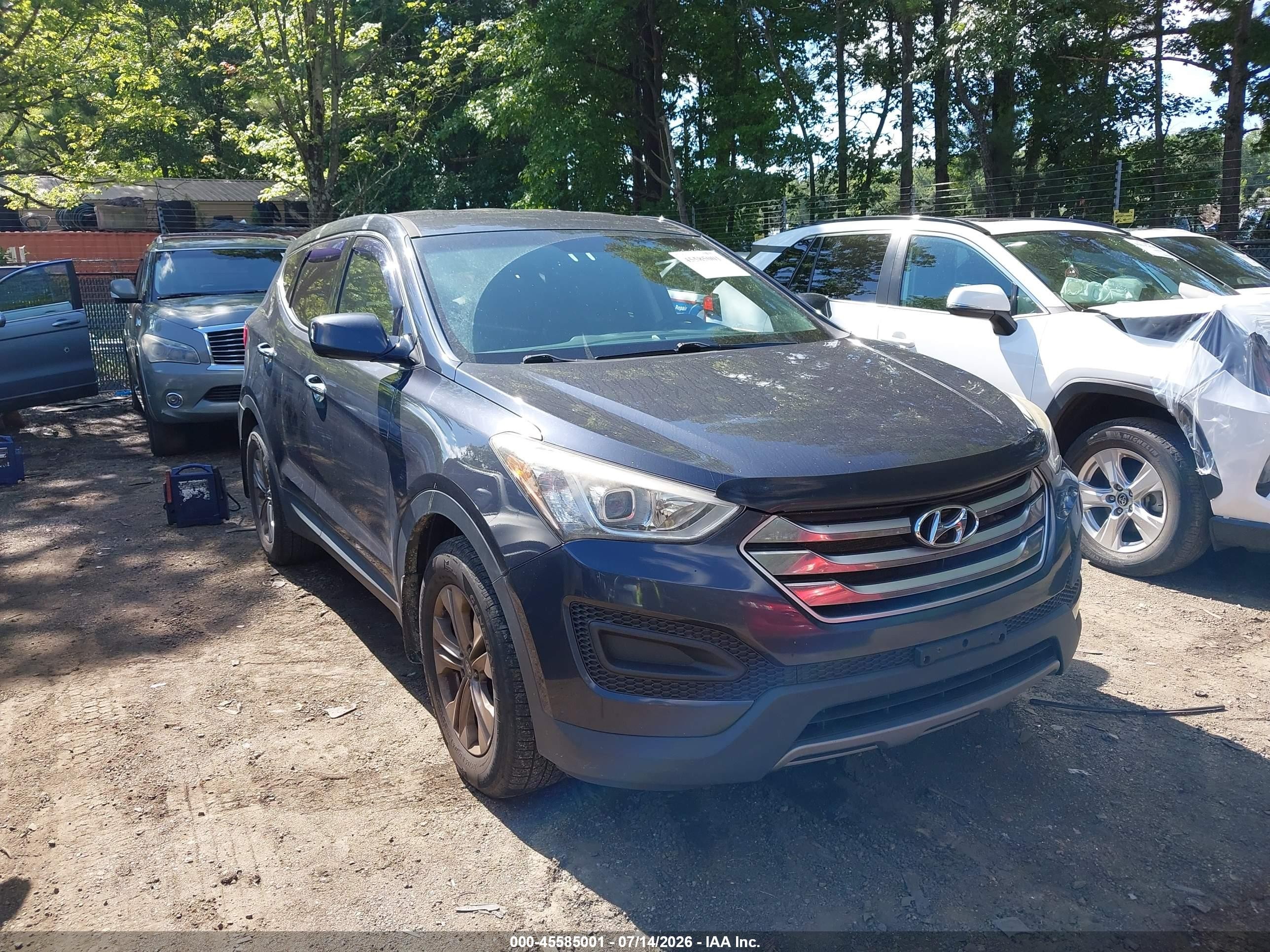 2015 Hyundai Santa Fe Sport 2.4l Синий vin: 5XYZTDLB4FG273156