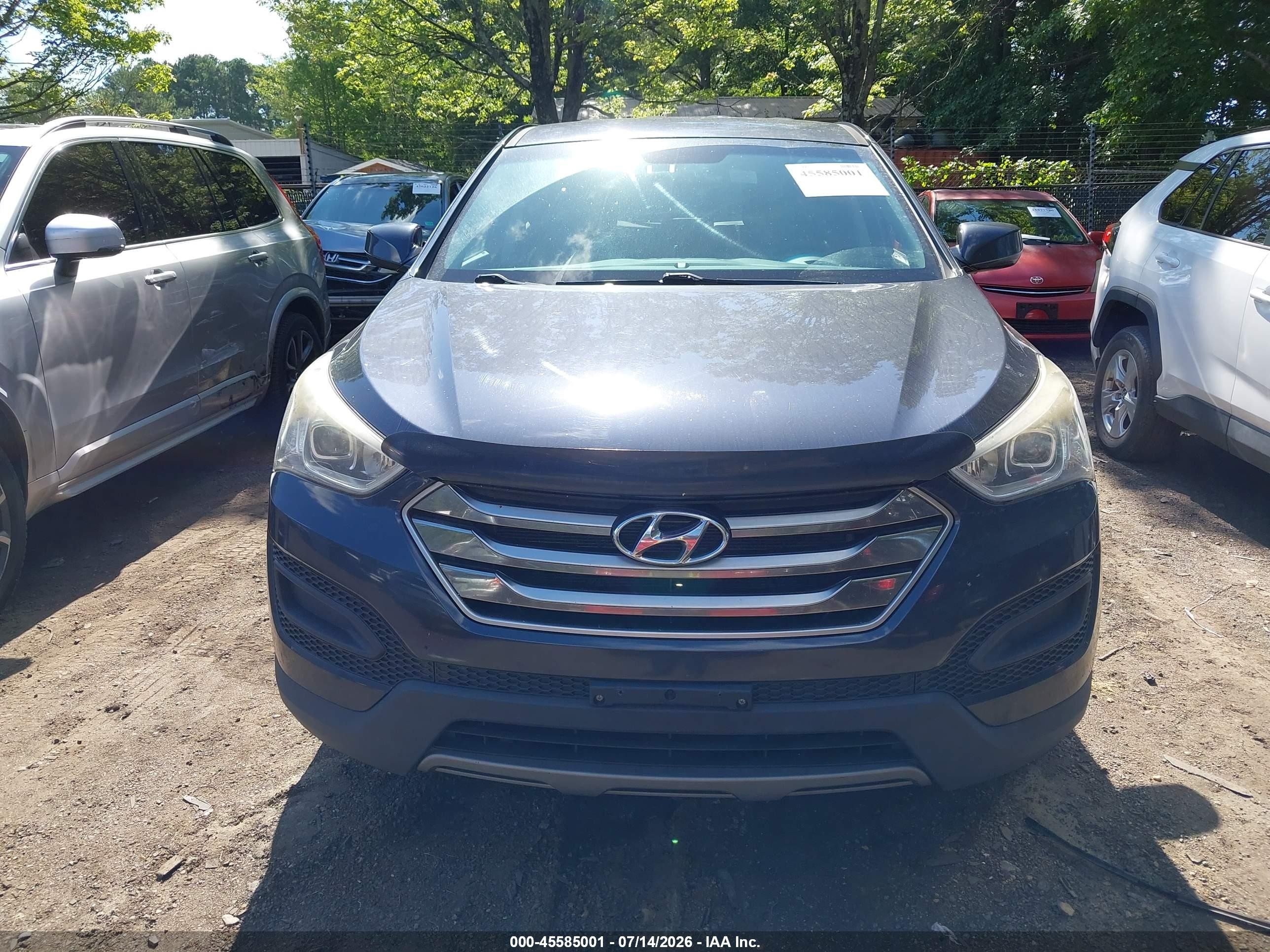 2015 Hyundai Santa Fe Sport 2.4l Blue vin: 5XYZTDLB4FG273156
