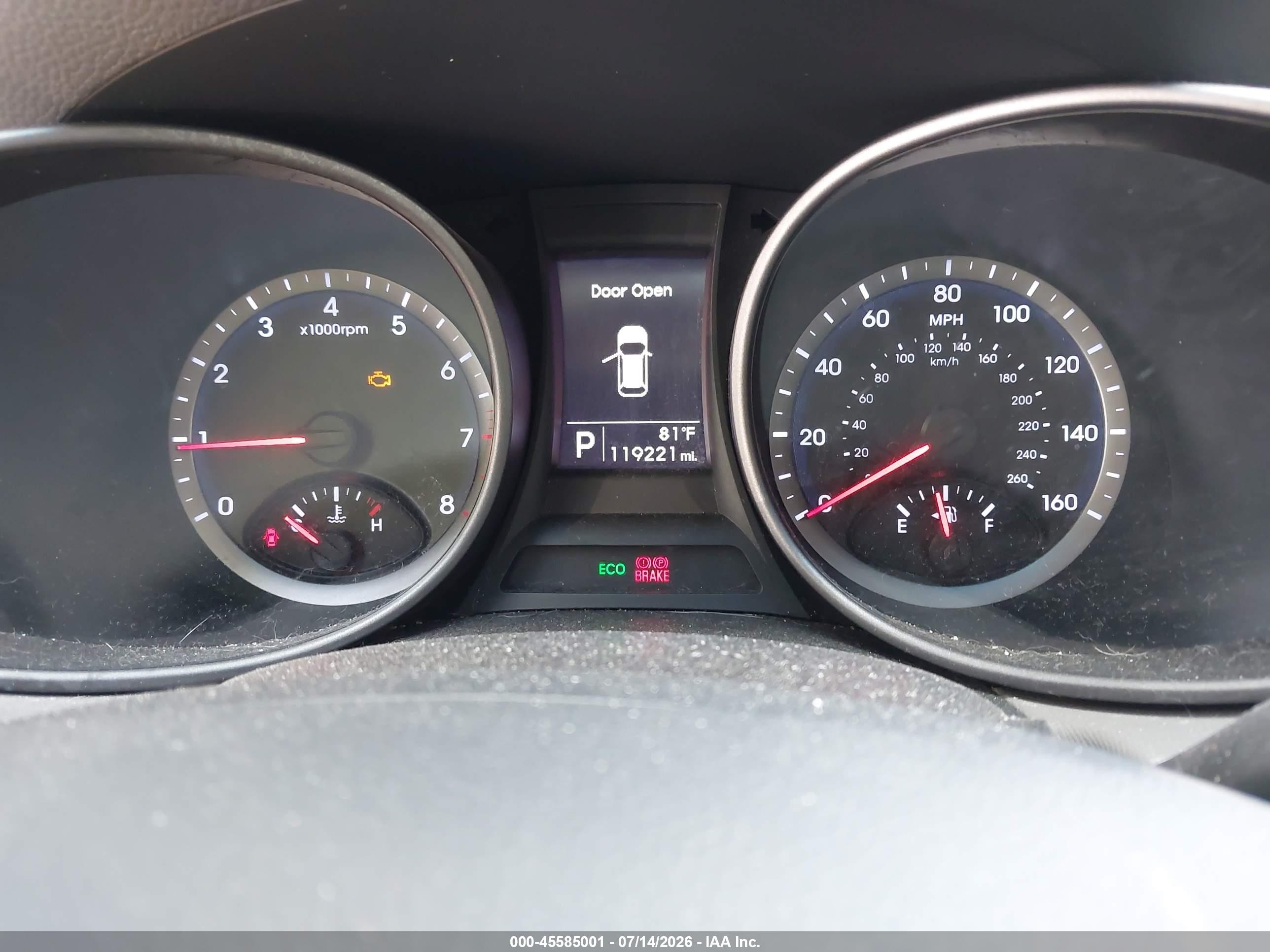 2015 Hyundai Santa Fe Sport 2.4l Blue vin: 5XYZTDLB4FG273156