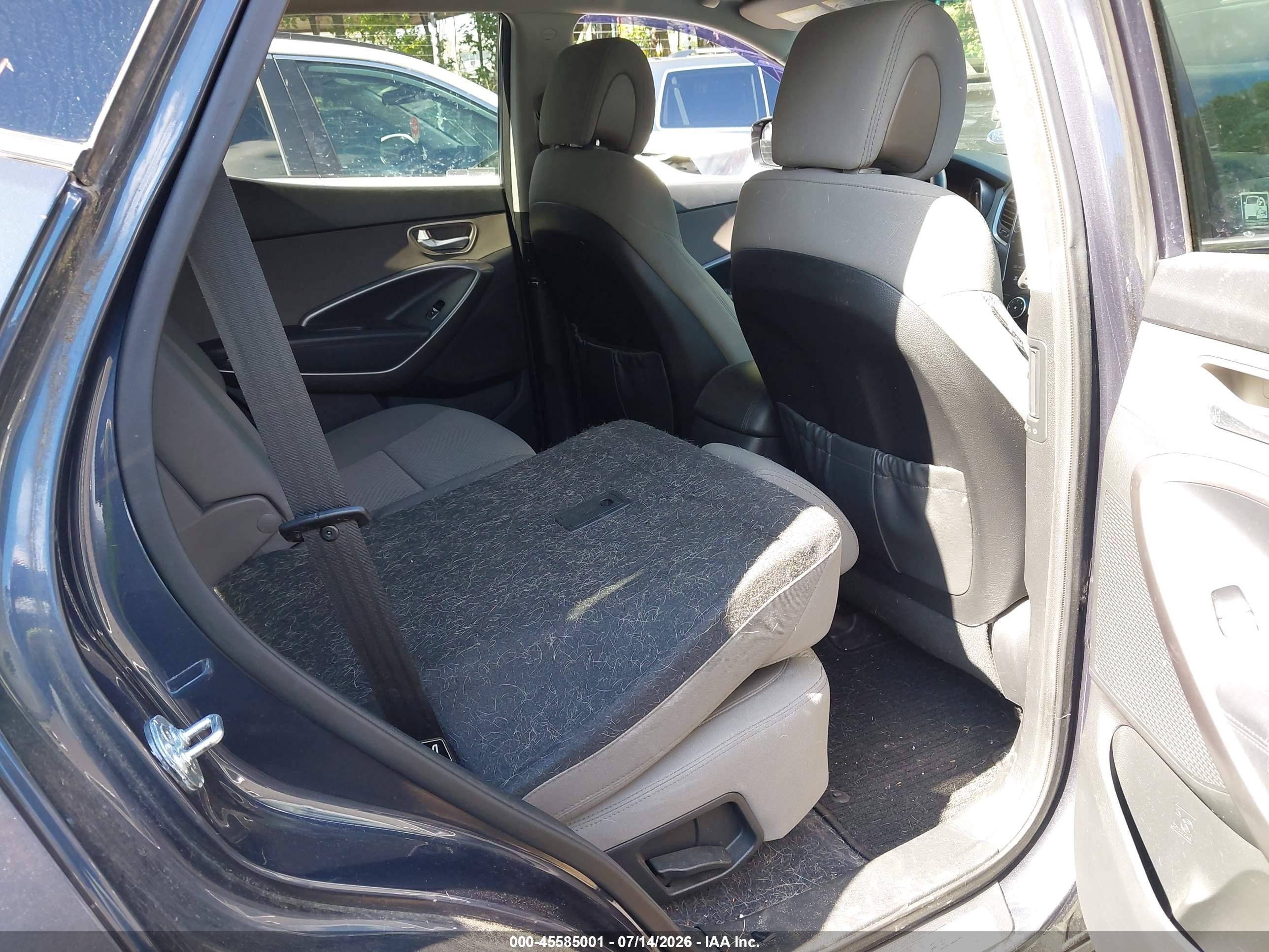 2015 Hyundai Santa Fe Sport 2.4l Blue vin: 5XYZTDLB4FG273156