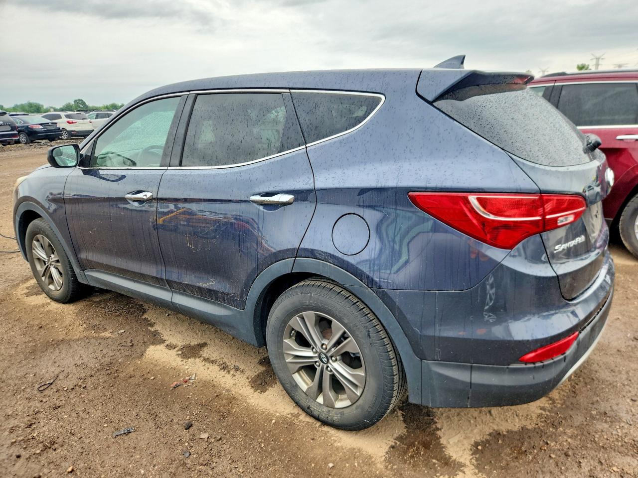 2016 Hyundai Santa Fe Sport 2.4l Blue vin: 5XYZTDLB4GG352036