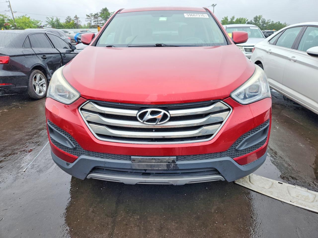 2015 Hyundai Santa Fe Sport 2.4l Burgundy vin: 5XYZTDLB5FG280262