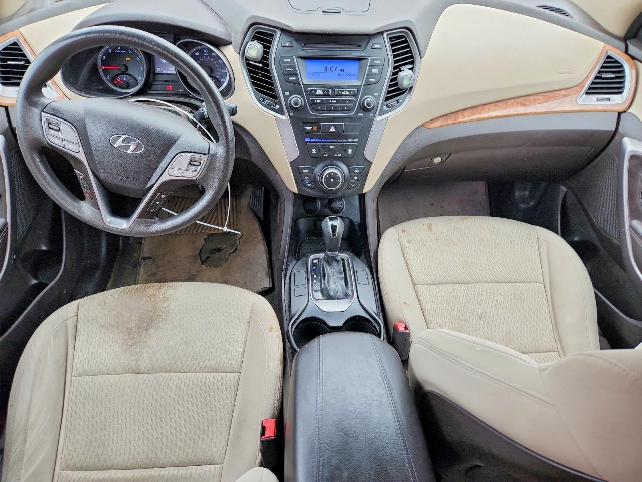 2015 Hyundai Santa Fe Sport 2.4l Burgundy vin: 5XYZTDLB5FG280262