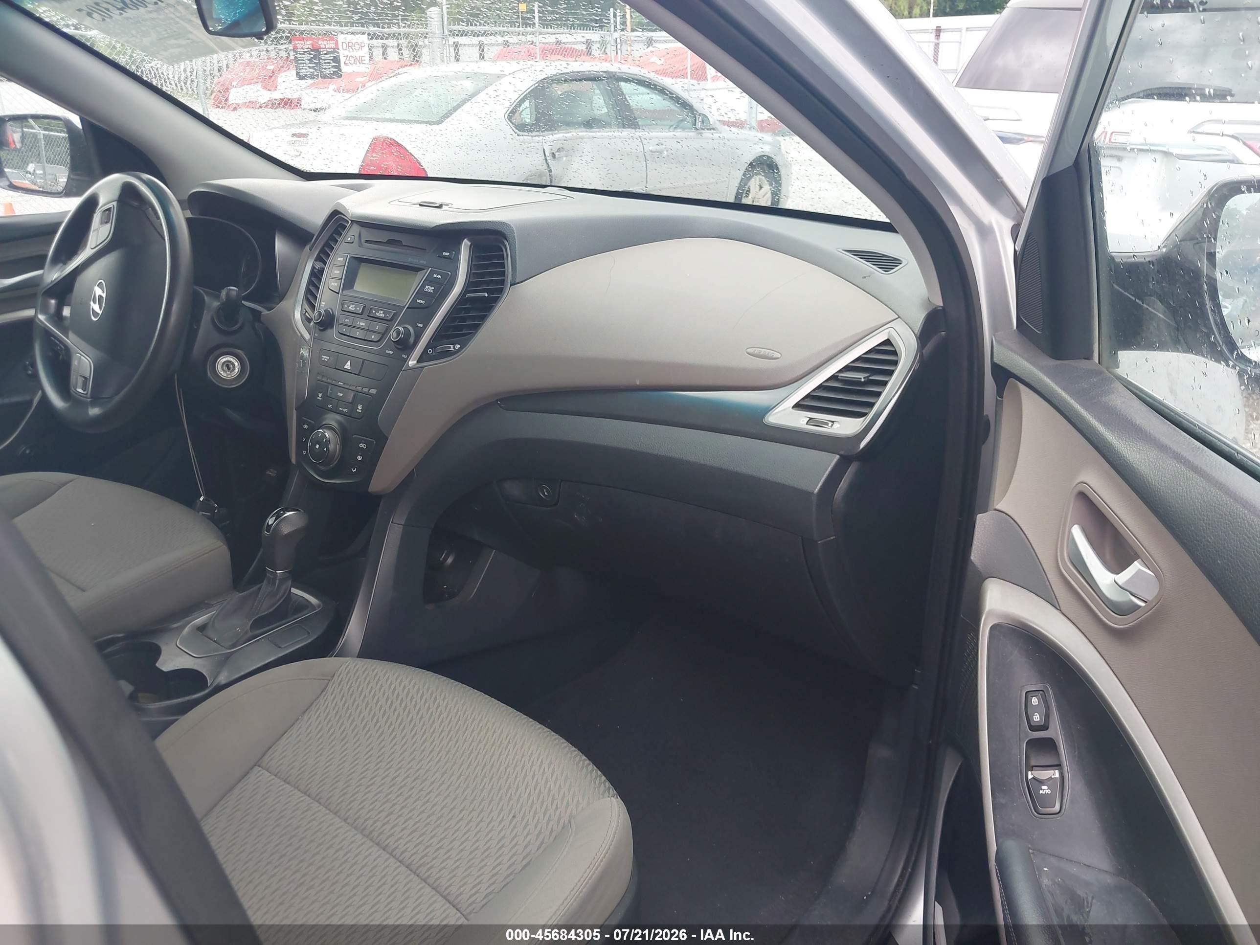 2015 Hyundai Santa Fe Sport 2.4l Silver vin: 5XYZTDLB5FG280522