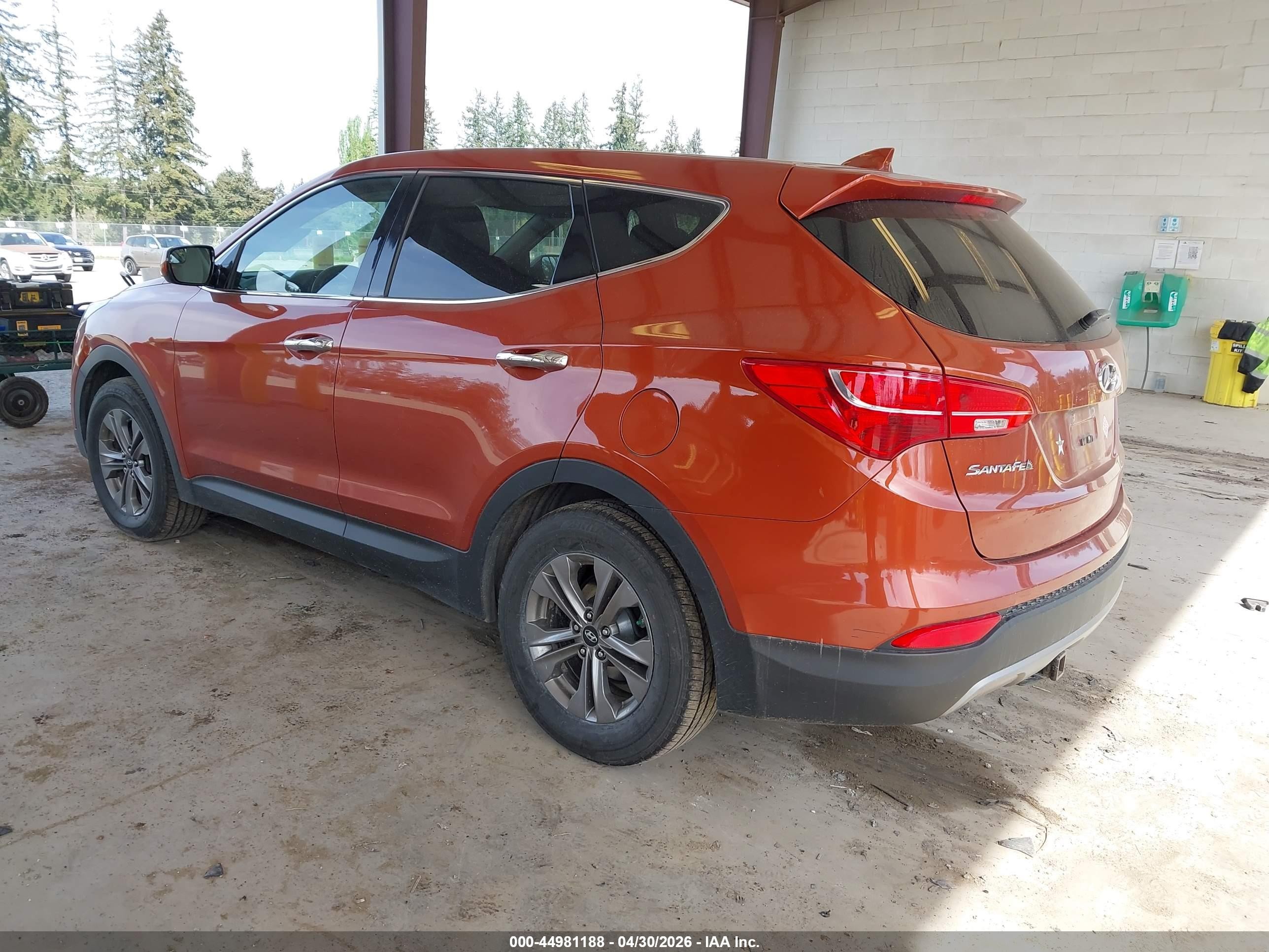 2015 Hyundai Santa Fe Sport 2.4l Оранжевый vin: 5XYZTDLB5FG284151