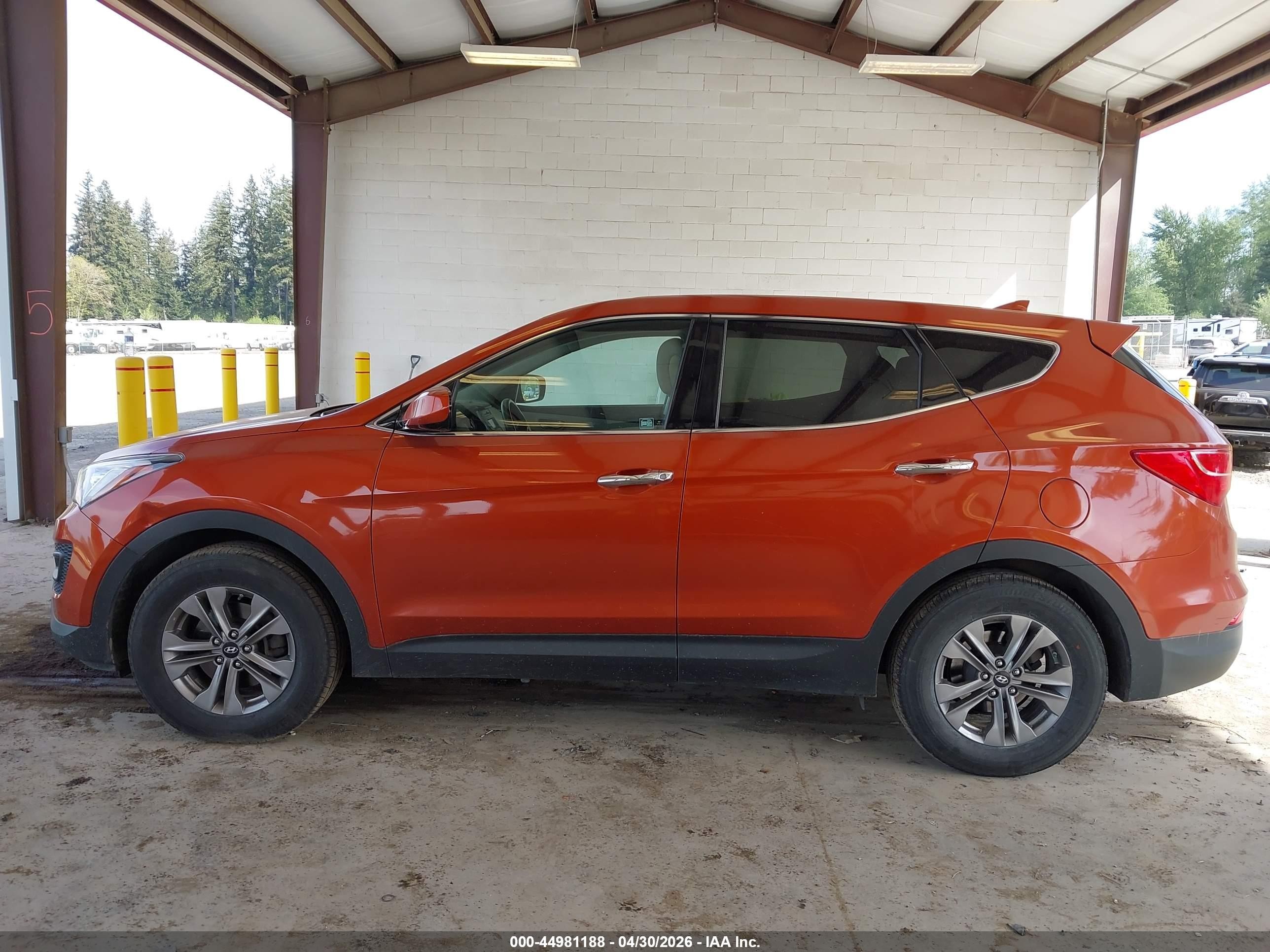 2015 Hyundai Santa Fe Sport 2.4l Оранжевый vin: 5XYZTDLB5FG284151