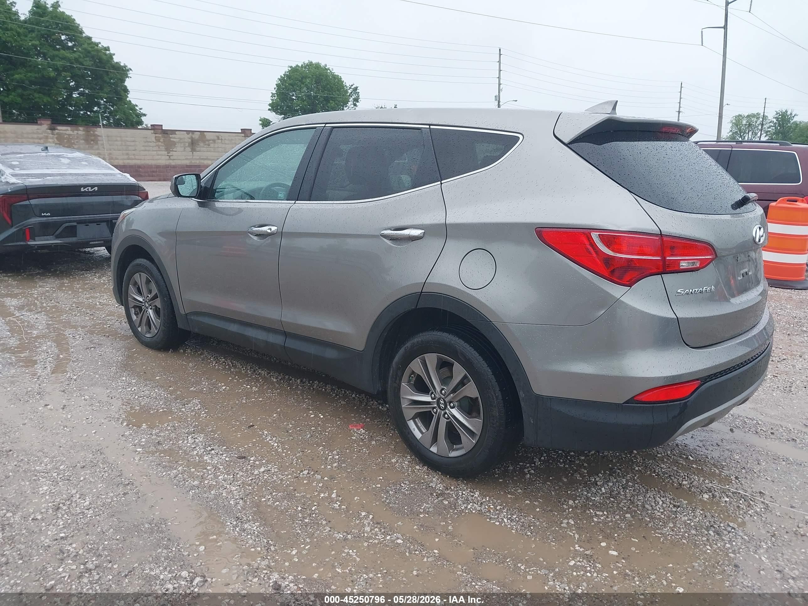 2015 Hyundai Santa Fe Sport 2.4l Gray vin: 5XYZTDLB5FG301742