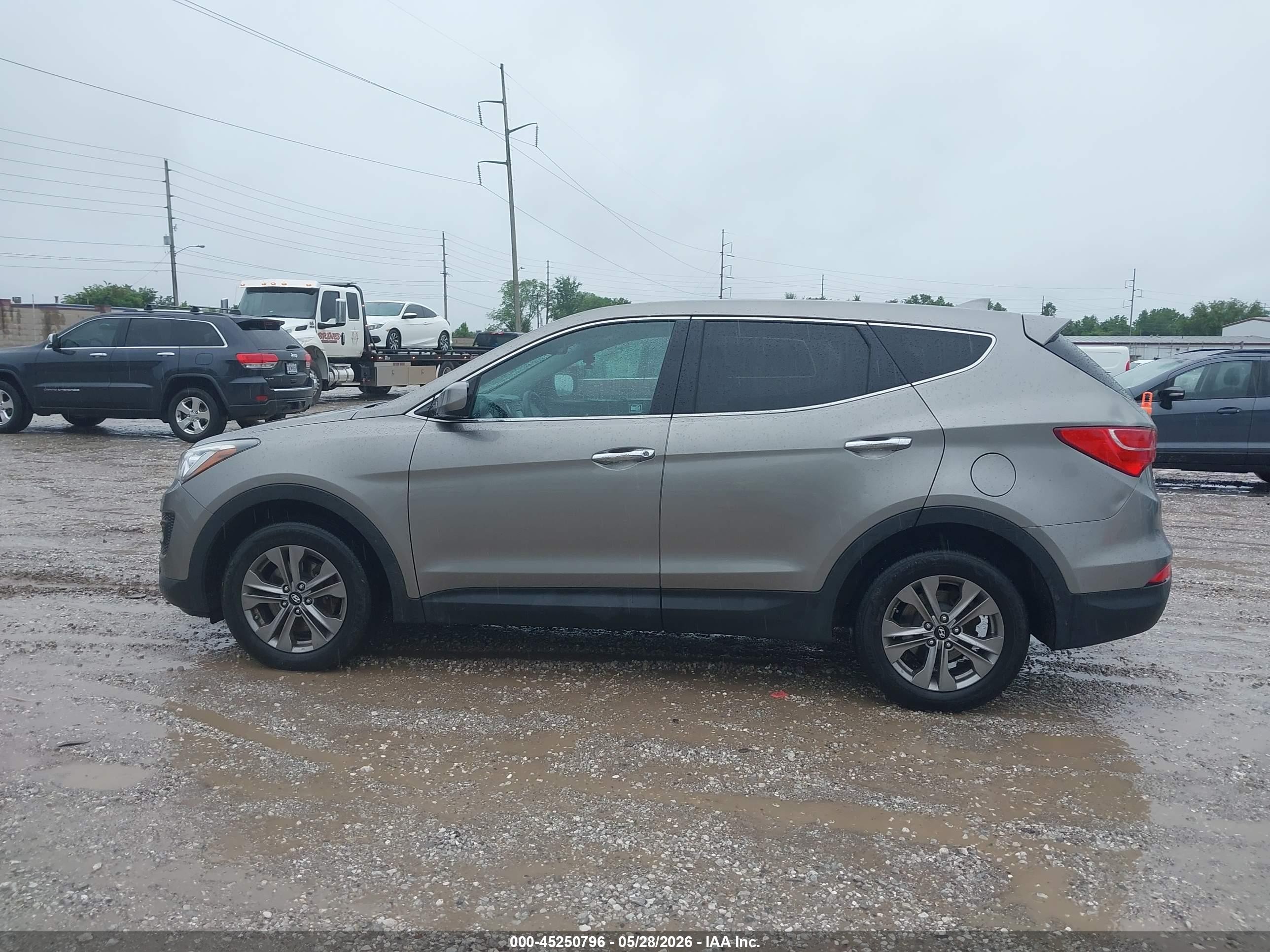 2015 Hyundai Santa Fe Sport 2.4l Gray vin: 5XYZTDLB5FG301742
