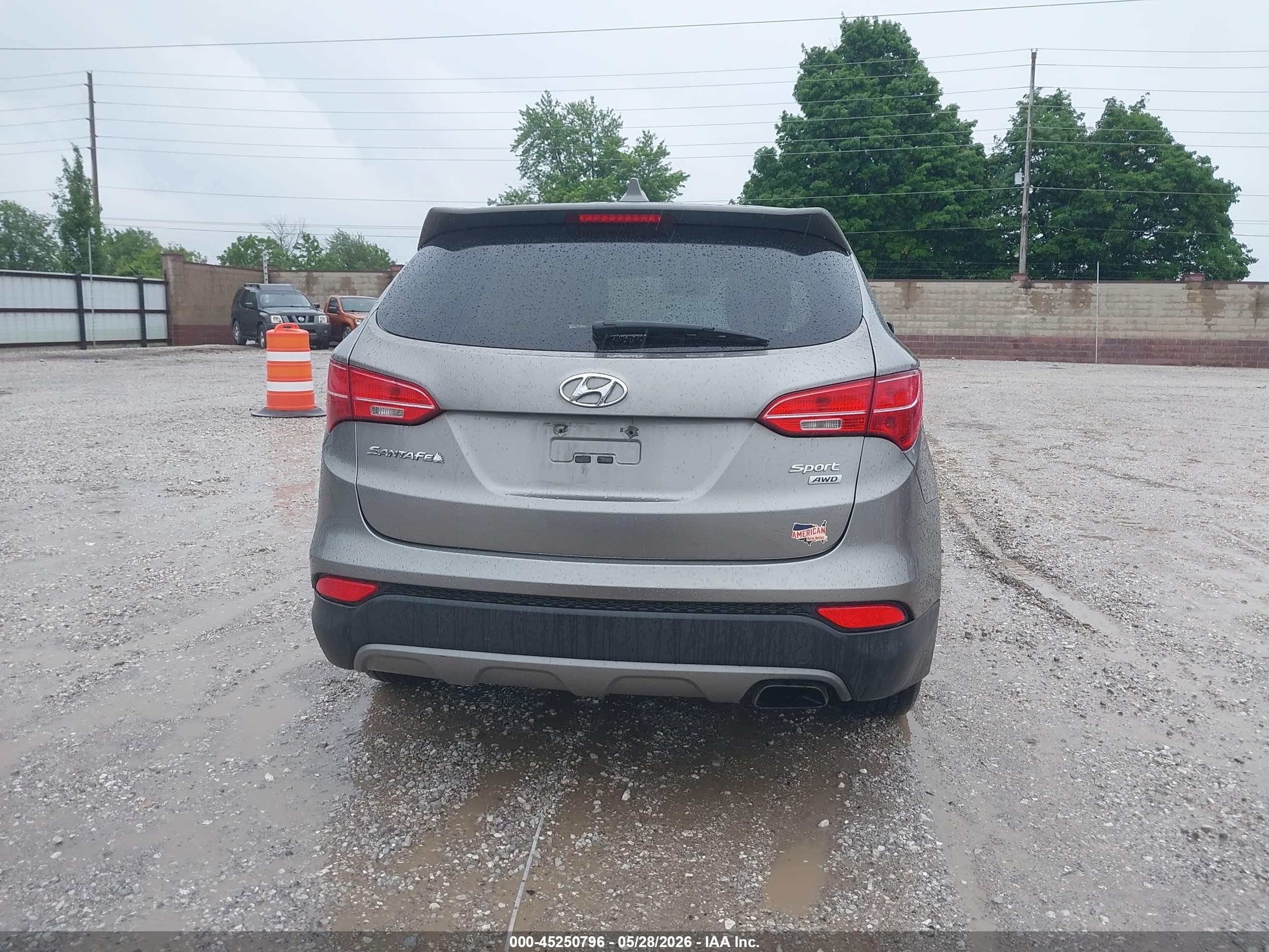 2015 Hyundai Santa Fe Sport 2.4l Gray vin: 5XYZTDLB5FG301742
