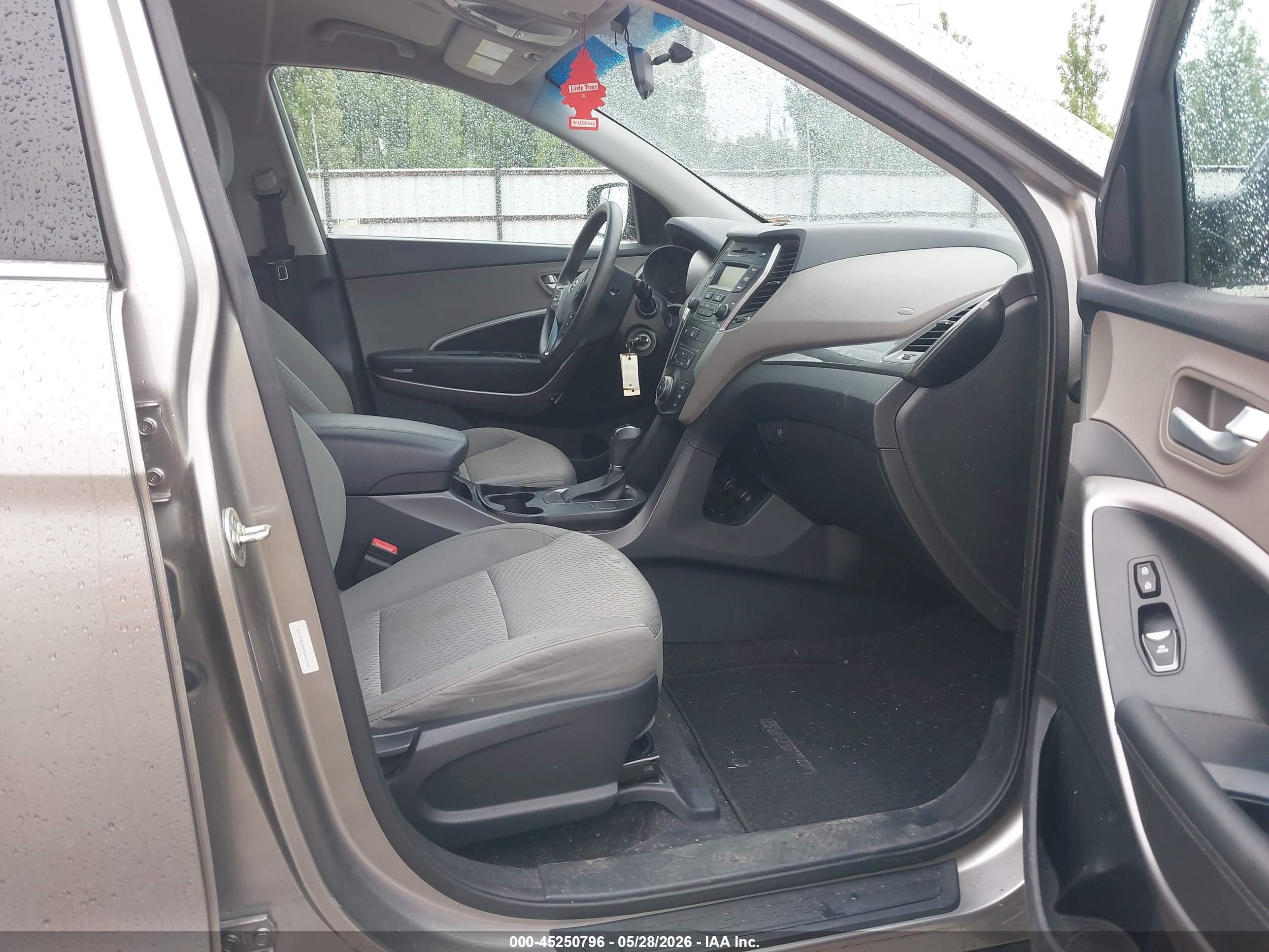 2015 Hyundai Santa Fe Sport 2.4l Gray vin: 5XYZTDLB5FG301742