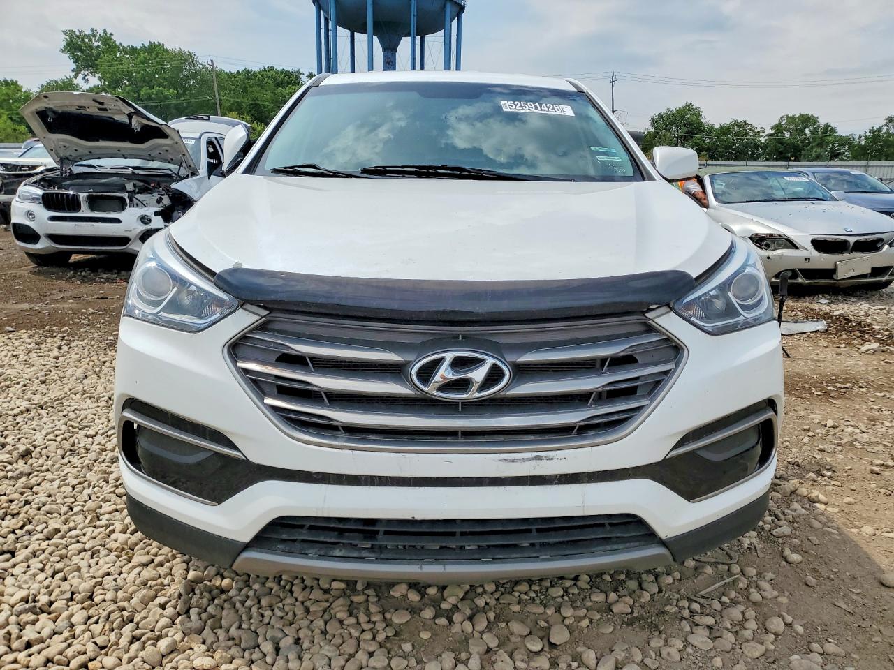 2017 Hyundai Santa Fe Sport 2.4l White vin: 5XYZTDLB5HG391512