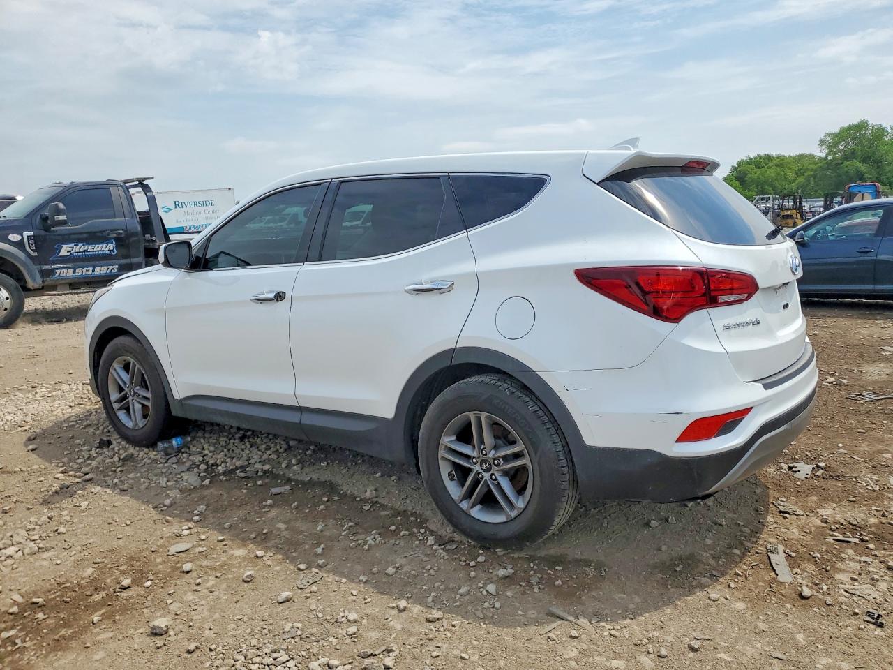 2017 Hyundai Santa Fe Sport 2.4l White vin: 5XYZTDLB5HG391512