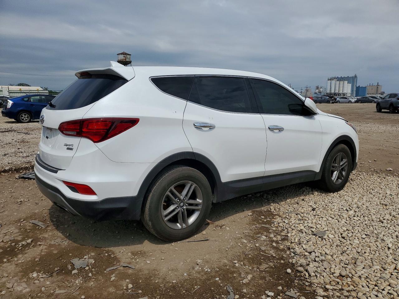 2017 Hyundai Santa Fe Sport 2.4l White vin: 5XYZTDLB5HG391512