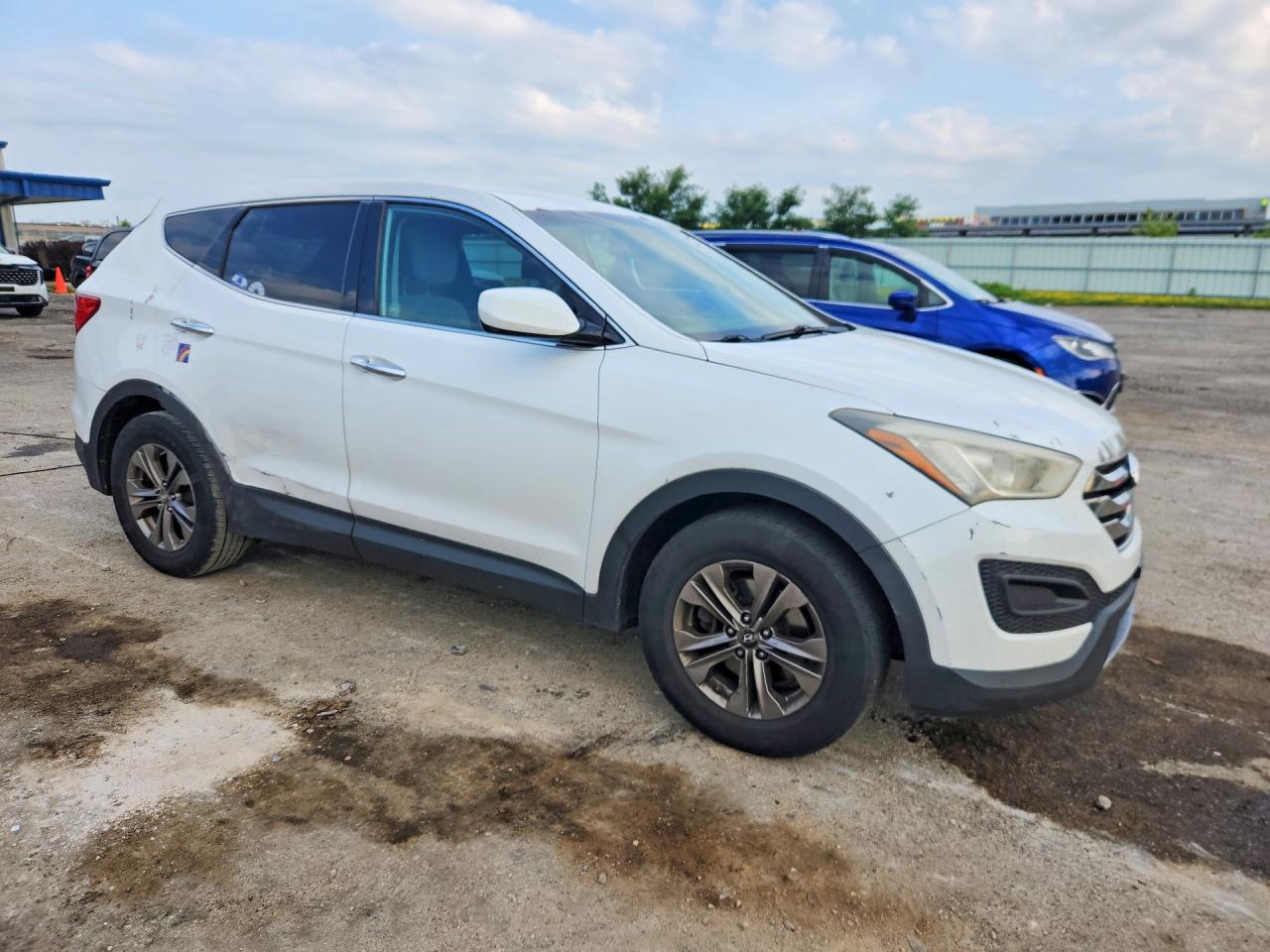 2013 Hyundai Santa Fe Sport 2.4l White vin: 5XYZTDLB6DG050422