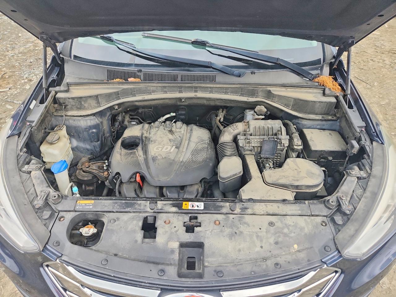 2014 Hyundai Santa Fe Sport 2.4l Blue vin: 5XYZTDLB6EG134547