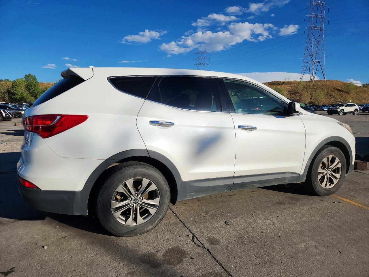 2014 Hyundai Santa Fe Sport 2.4l Белый vin: 5XYZTDLB6EG168035