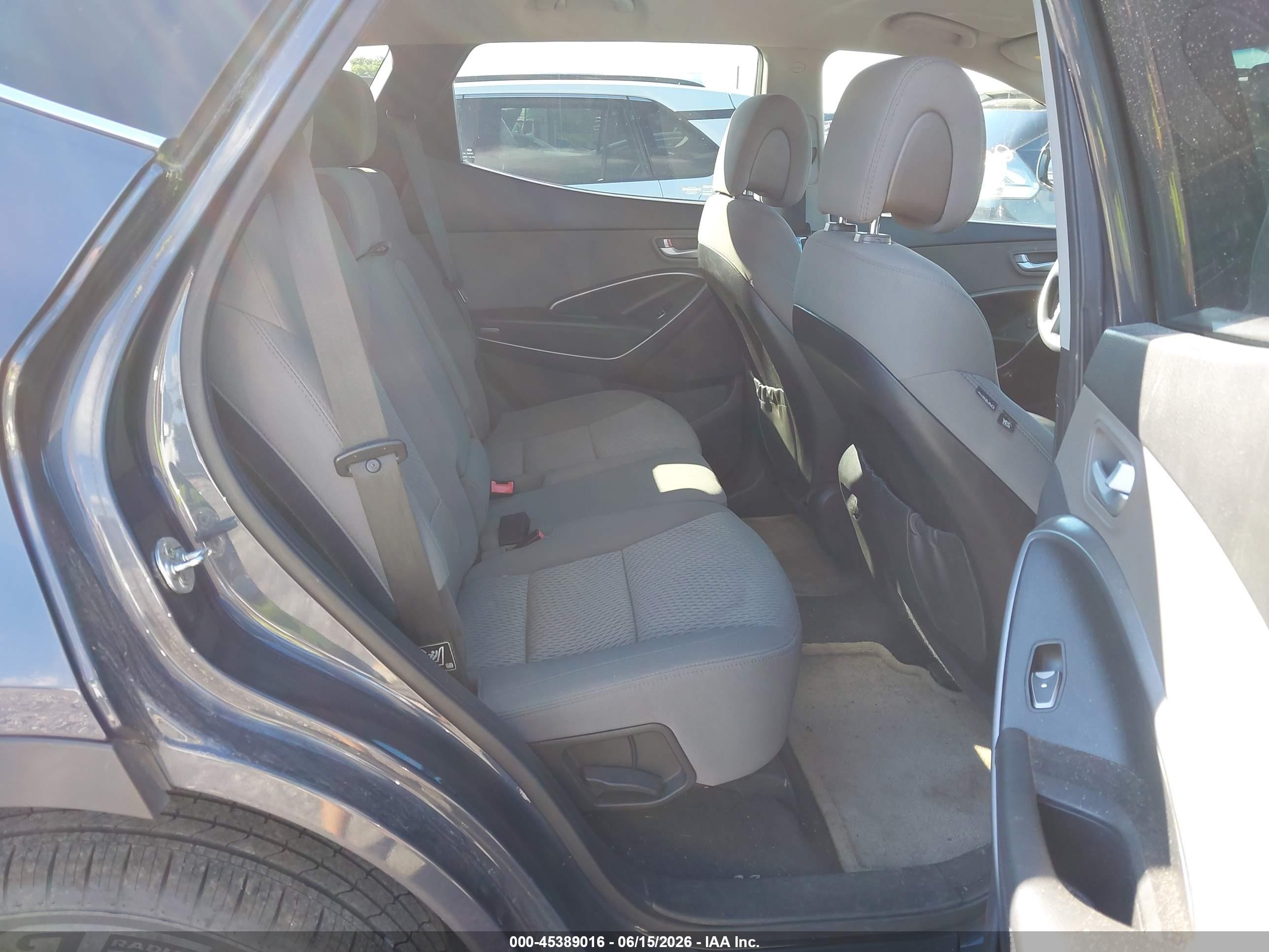 2015 Hyundai Santa Fe Sport 2.4l Blue vin: 5XYZTDLB6FG233242