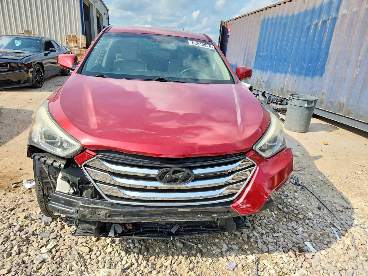 2015 Hyundai Santa Fe Sport 2.4l Red vin: 5XYZTDLB6FG290170