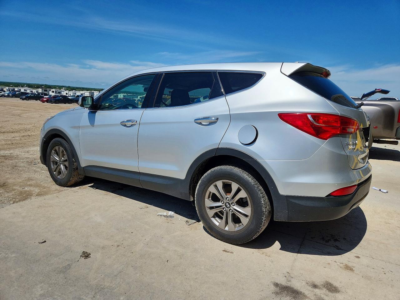 2015 Hyundai Santa Fe Gray vin: 5XYZTDLB6FG294865