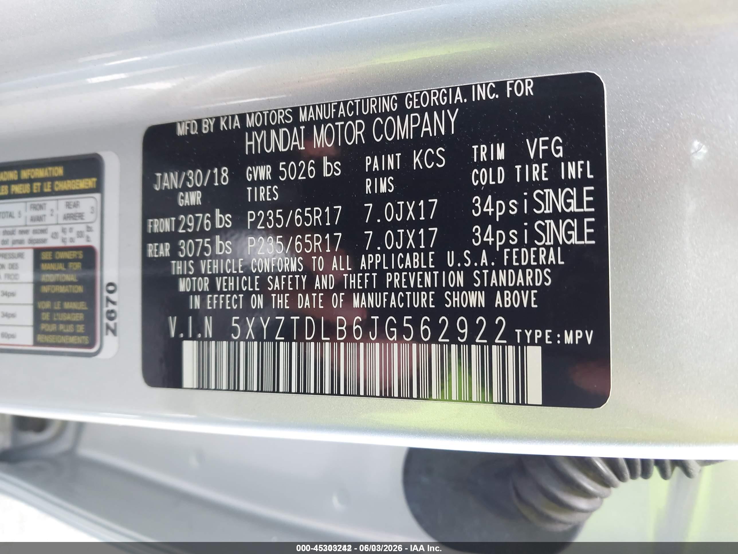 2018 Hyundai Santa Fe Sport 2.4l Silver vin: 5XYZTDLB6JG562922