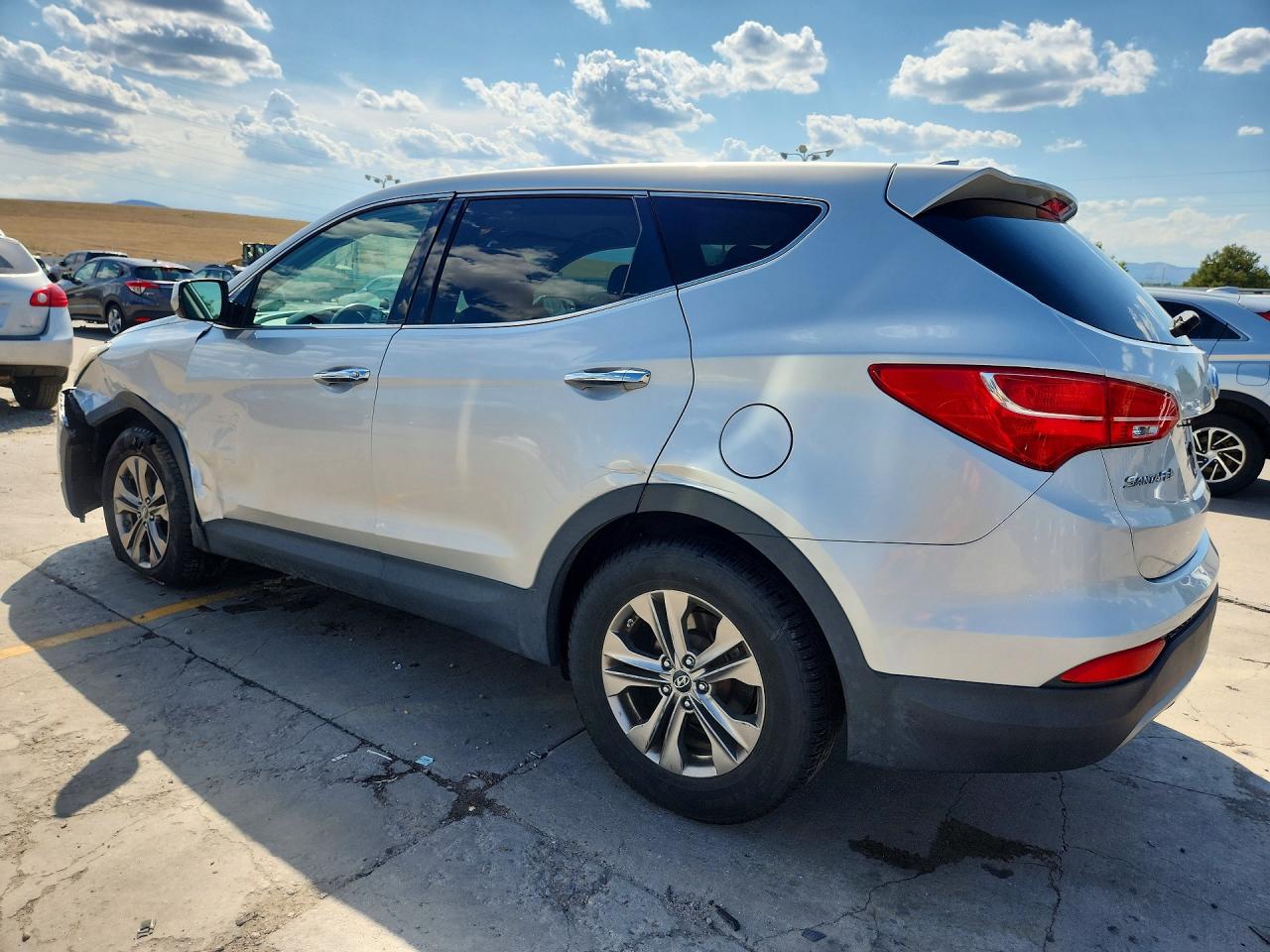 2013 Hyundai Santa Fe Sport 2.4l Silver vin: 5XYZTDLB7DG052700