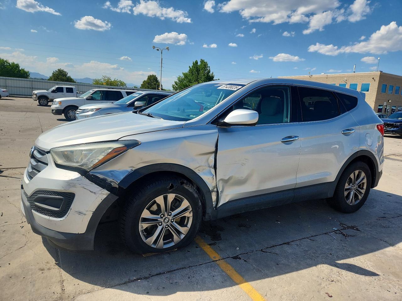 2013 Hyundai Santa Fe Sport 2.4l Серебряный vin: 5XYZTDLB7DG052700