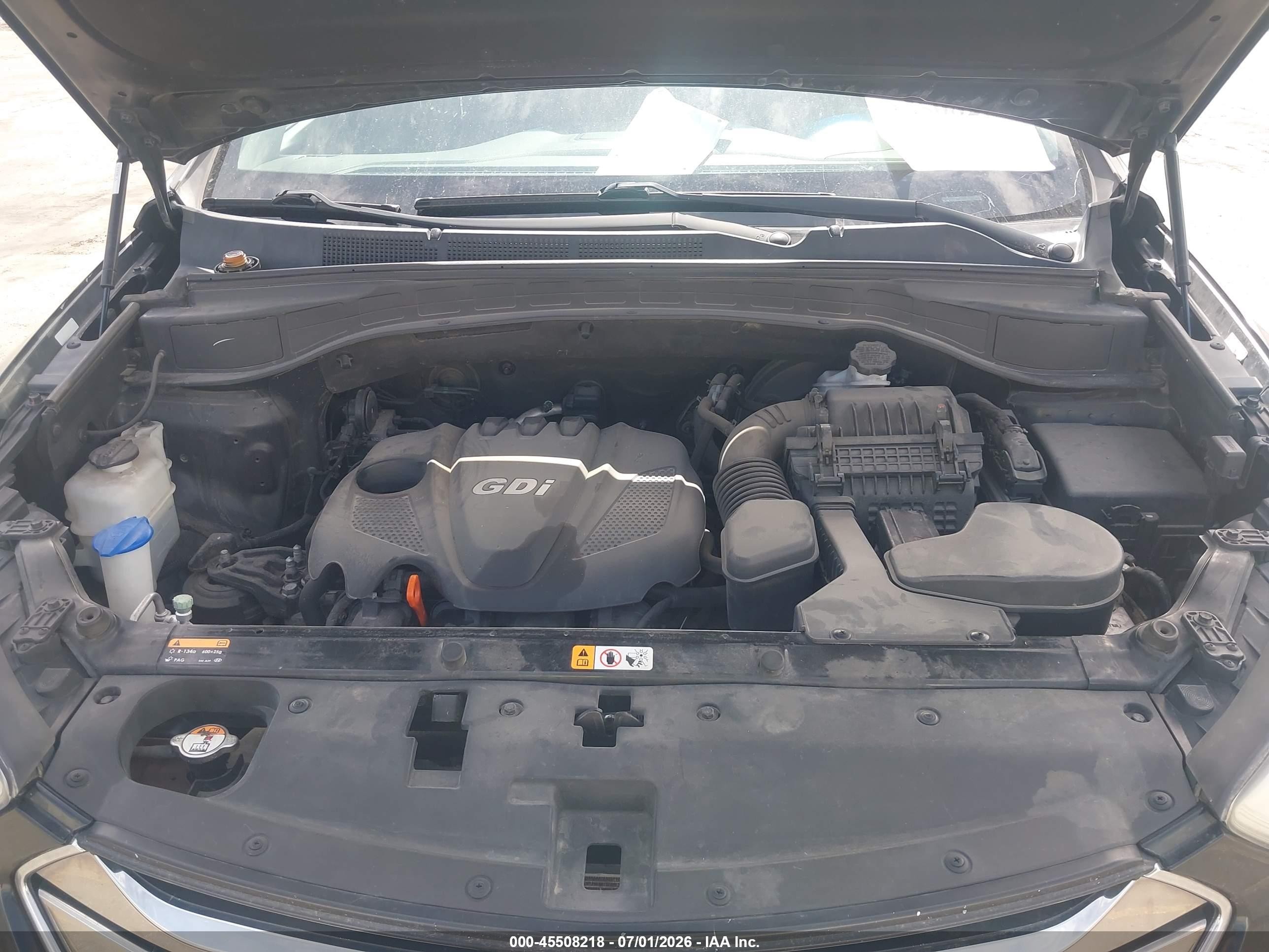 2013 Hyundai Santa Fe Sport Black vin: 5XYZTDLB7DG070629
