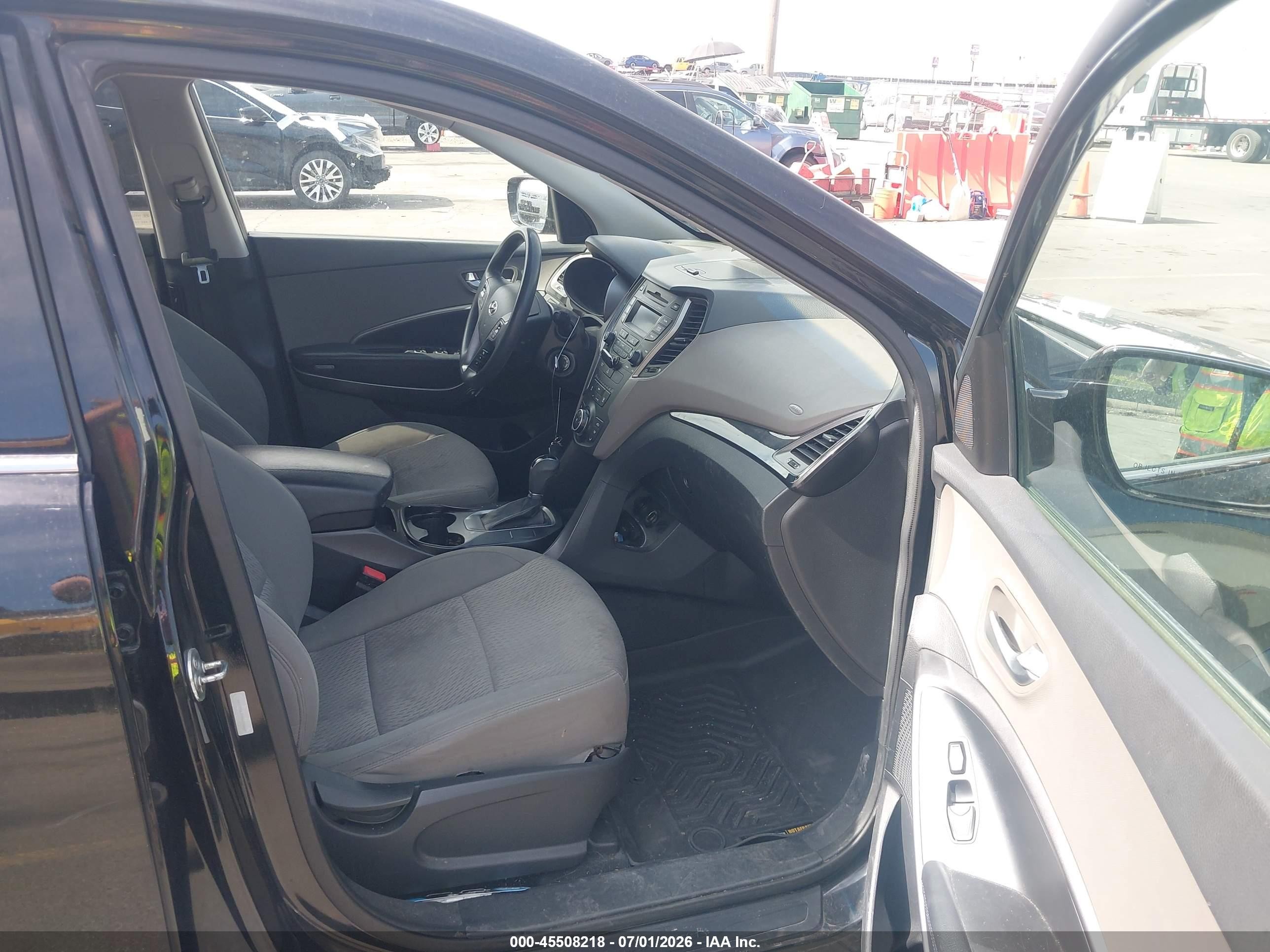 2013 Hyundai Santa Fe Sport Black vin: 5XYZTDLB7DG070629