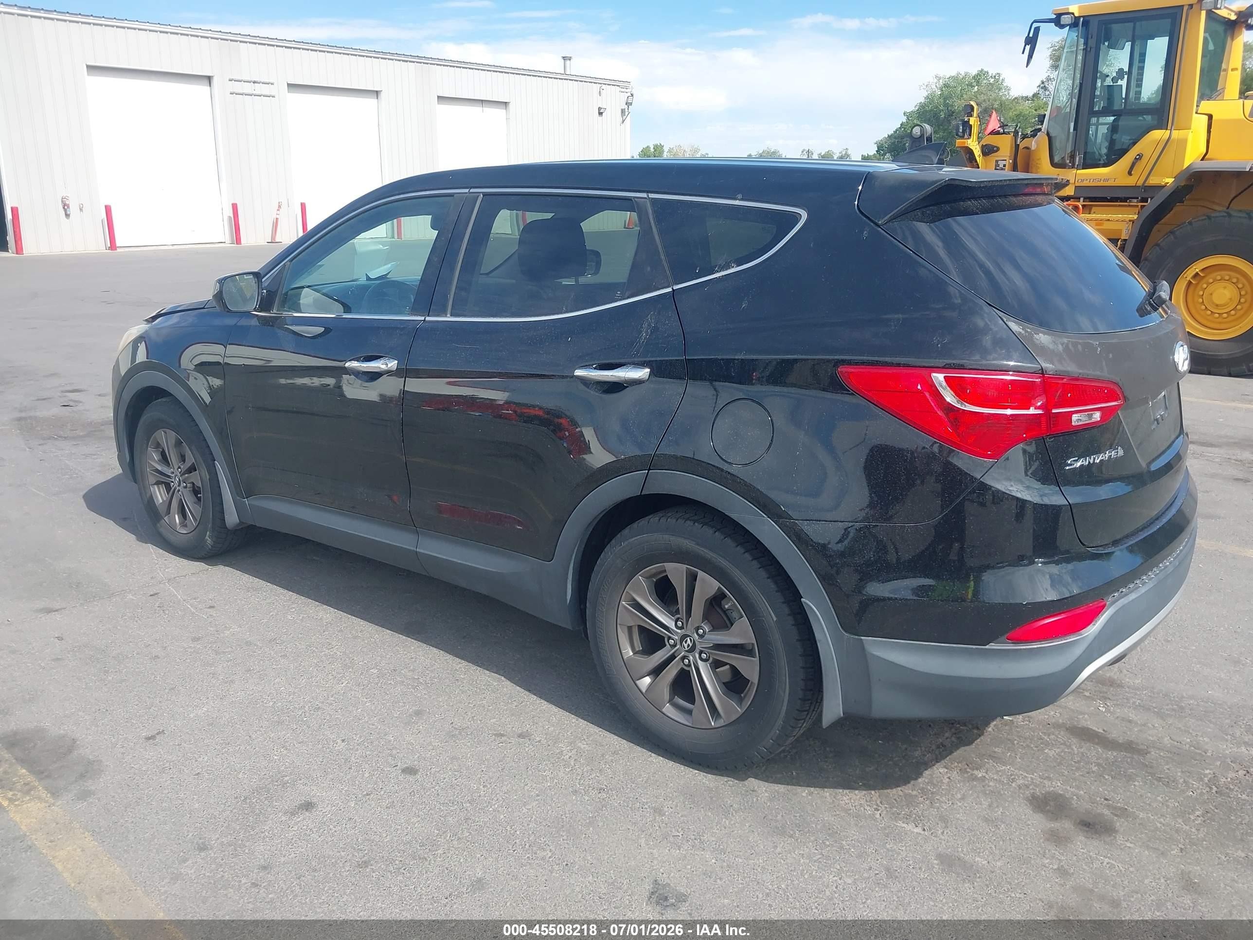 2013 Hyundai Santa Fe Sport Black vin: 5XYZTDLB7DG070629