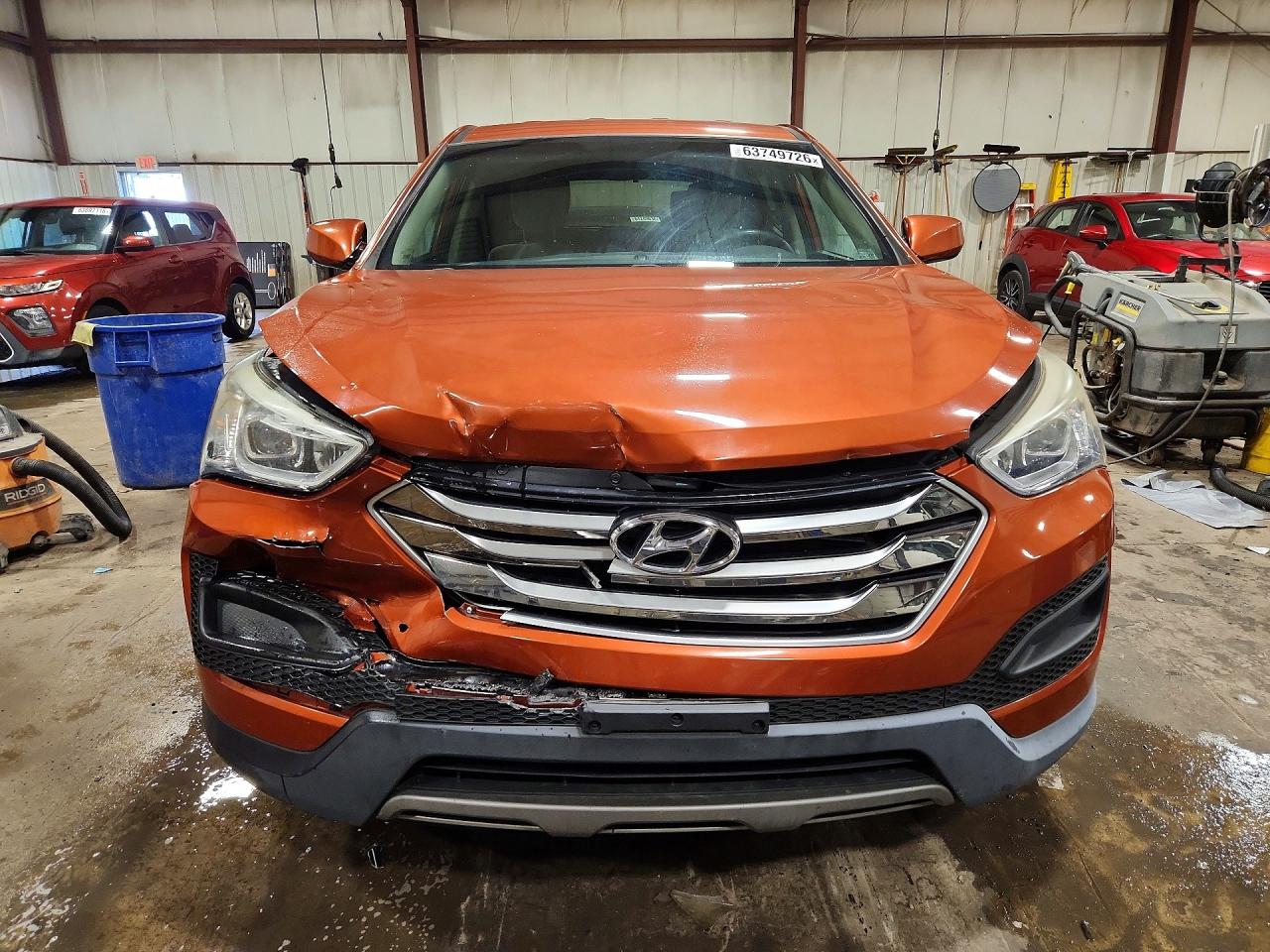 2015 Hyundai Santa Fe Sport 2.4l Orange vin: 5XYZTDLB7FG301645