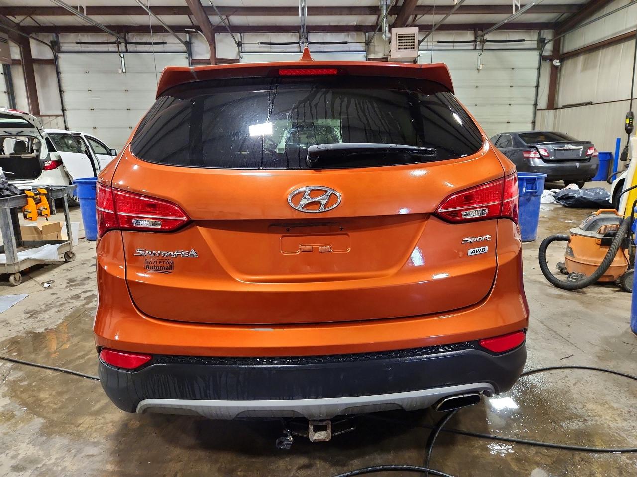 2015 Hyundai Santa Fe Sport 2.4l Orange vin: 5XYZTDLB7FG301645