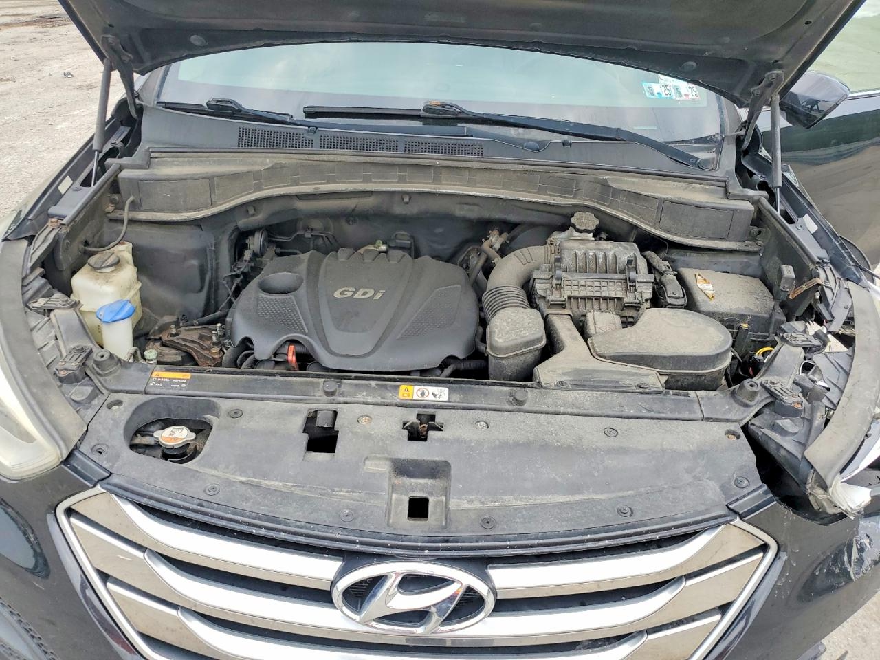 2015 Hyundai Santa Fe Sport 2.4l Черный vin: 5XYZTDLB7FG302083