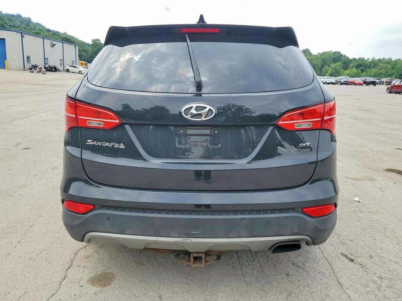 2015 Hyundai Santa Fe Sport 2.4l Черный vin: 5XYZTDLB7FG302083