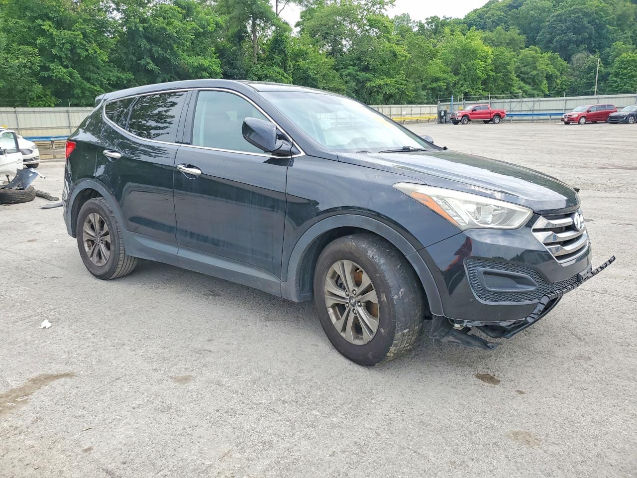 2015 Hyundai Santa Fe Sport 2.4l Черный vin: 5XYZTDLB7FG302083
